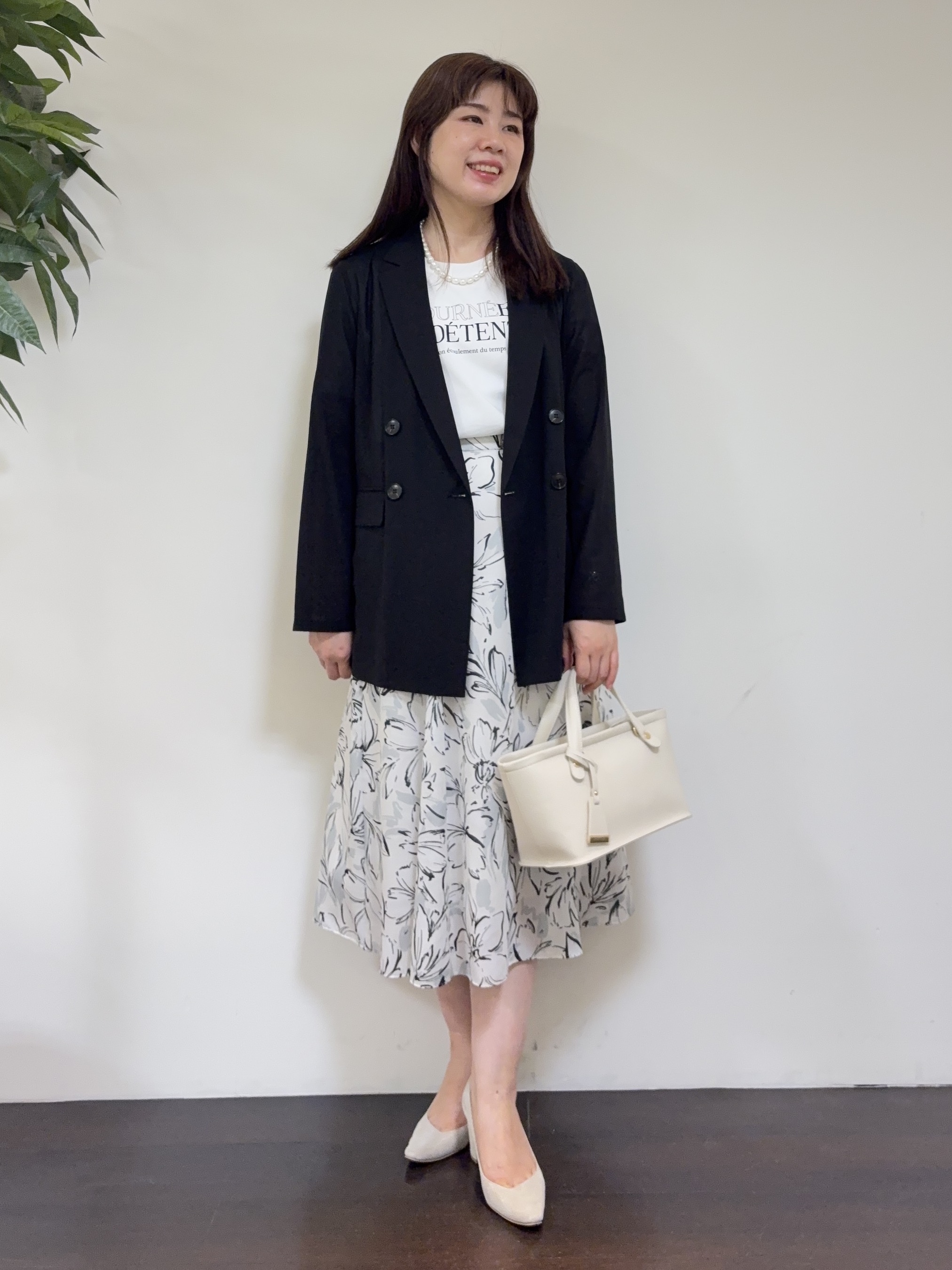 CHISATOさんの「UNTITLED｜【セットアップ可/接触冷感/通気性】ドライシアーダブルジャケット」を使ったコーディネート