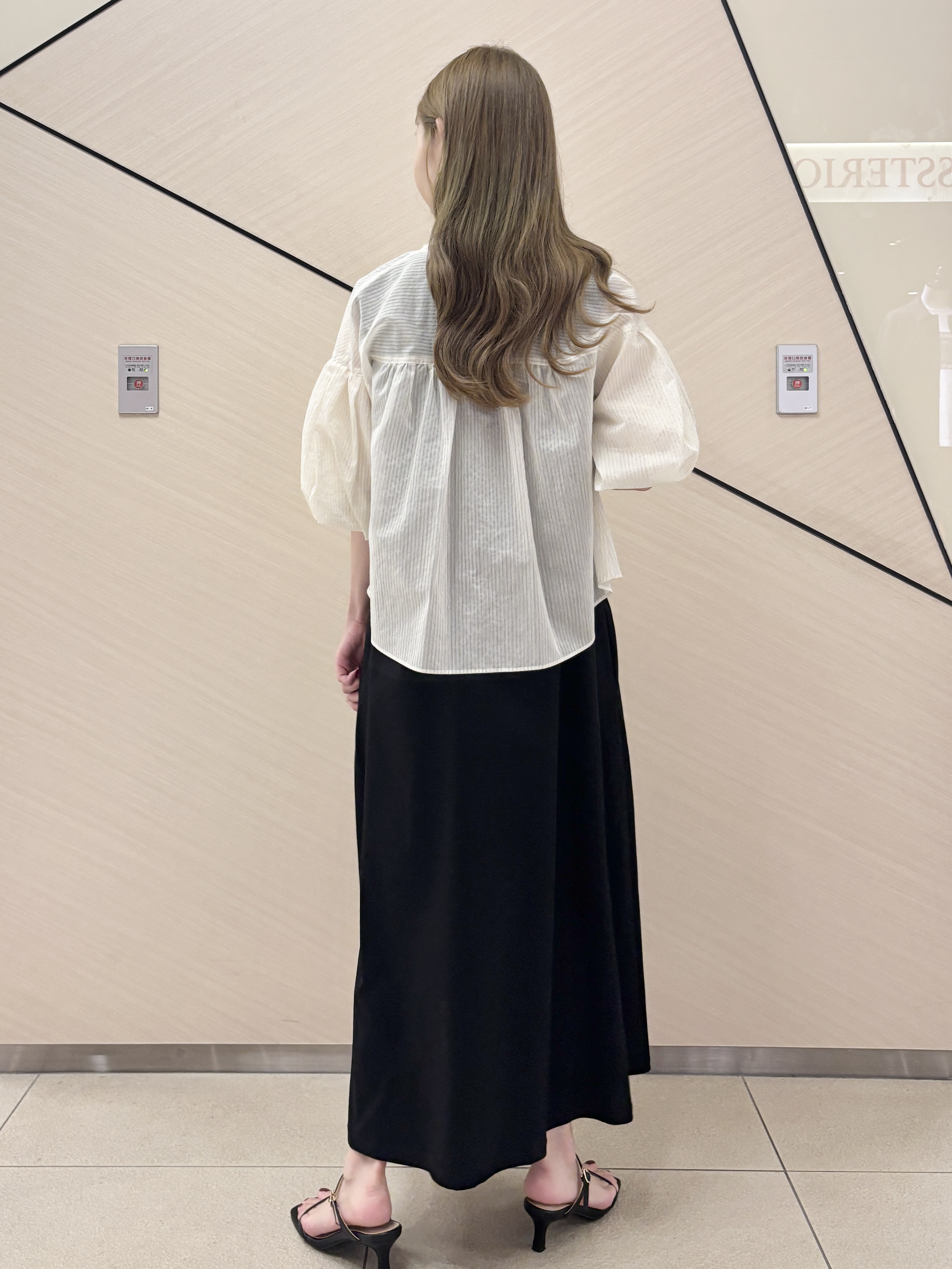 清水夏姫さんの「DRESSTERIOR｜【otonaMUSE5月号掲載】スキニーベルトサンダル」を使ったコーディネート