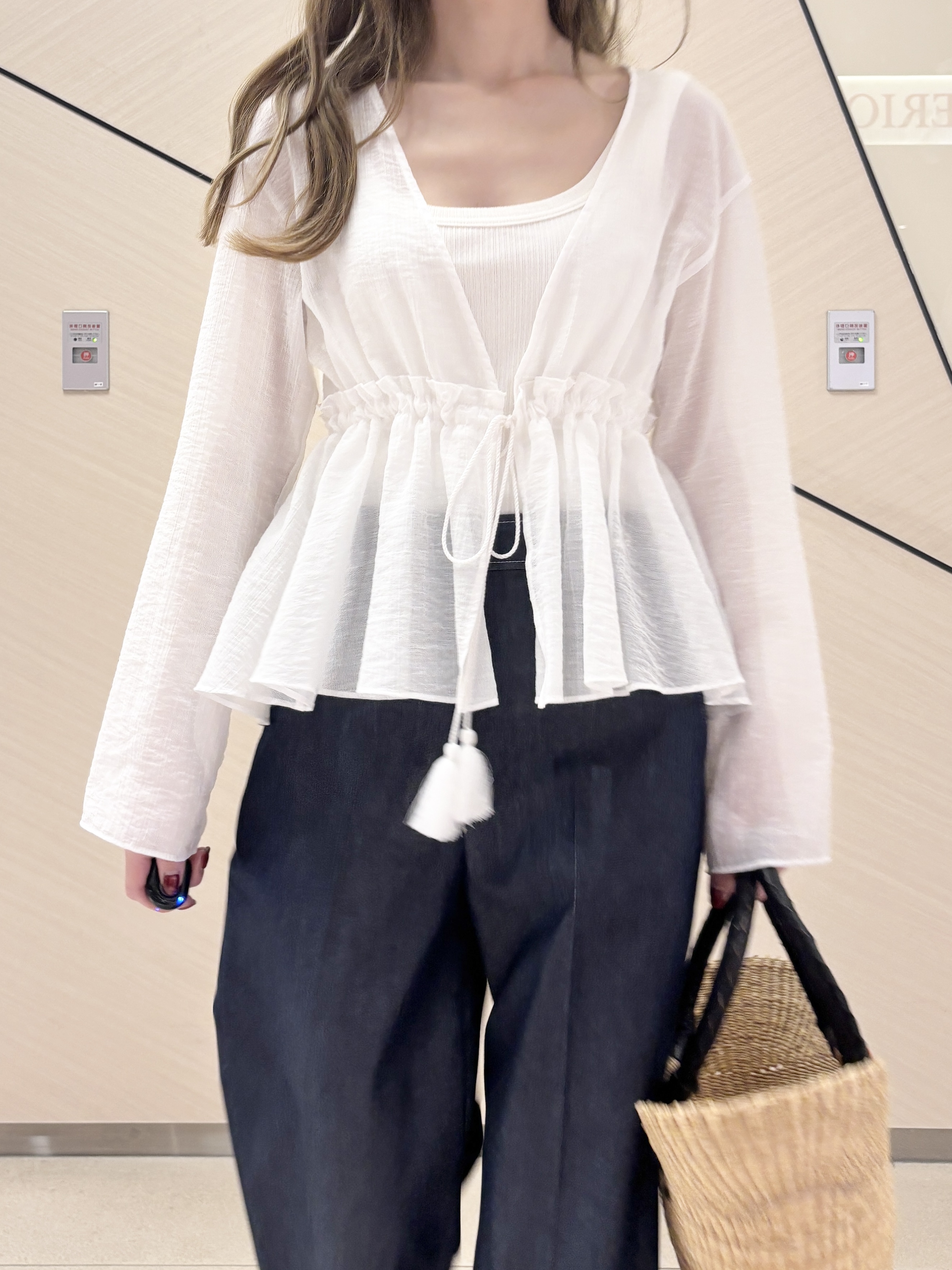 清水夏姫さんの「DRESSTERIOR｜【otonaMUSE5月号掲載】スキニーベルトサンダル」を使ったコーディネート