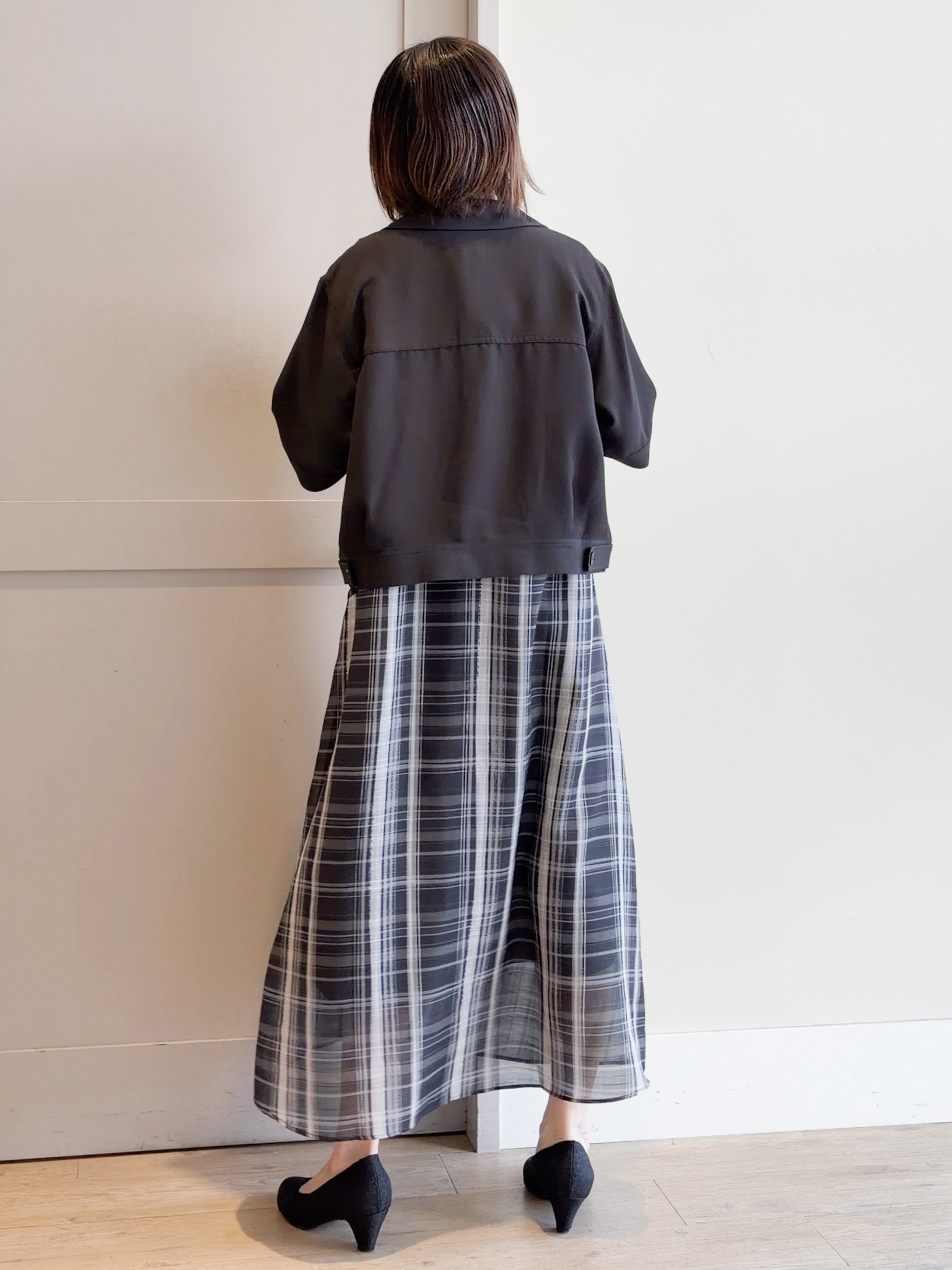yamakoさんの「grove｜【吸水速乾・通気性・洗える】衿付きハーフジャケット」を使ったコーディネート