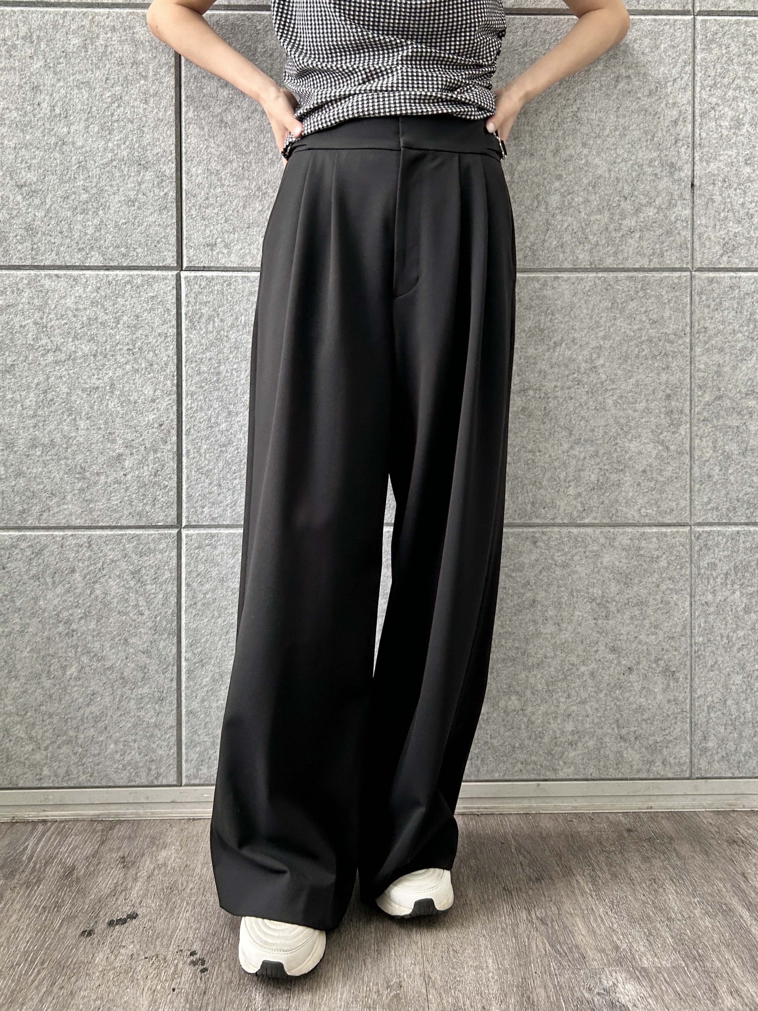harunaさんの「CODE A｜gingham edge tops」を使ったコーディネート