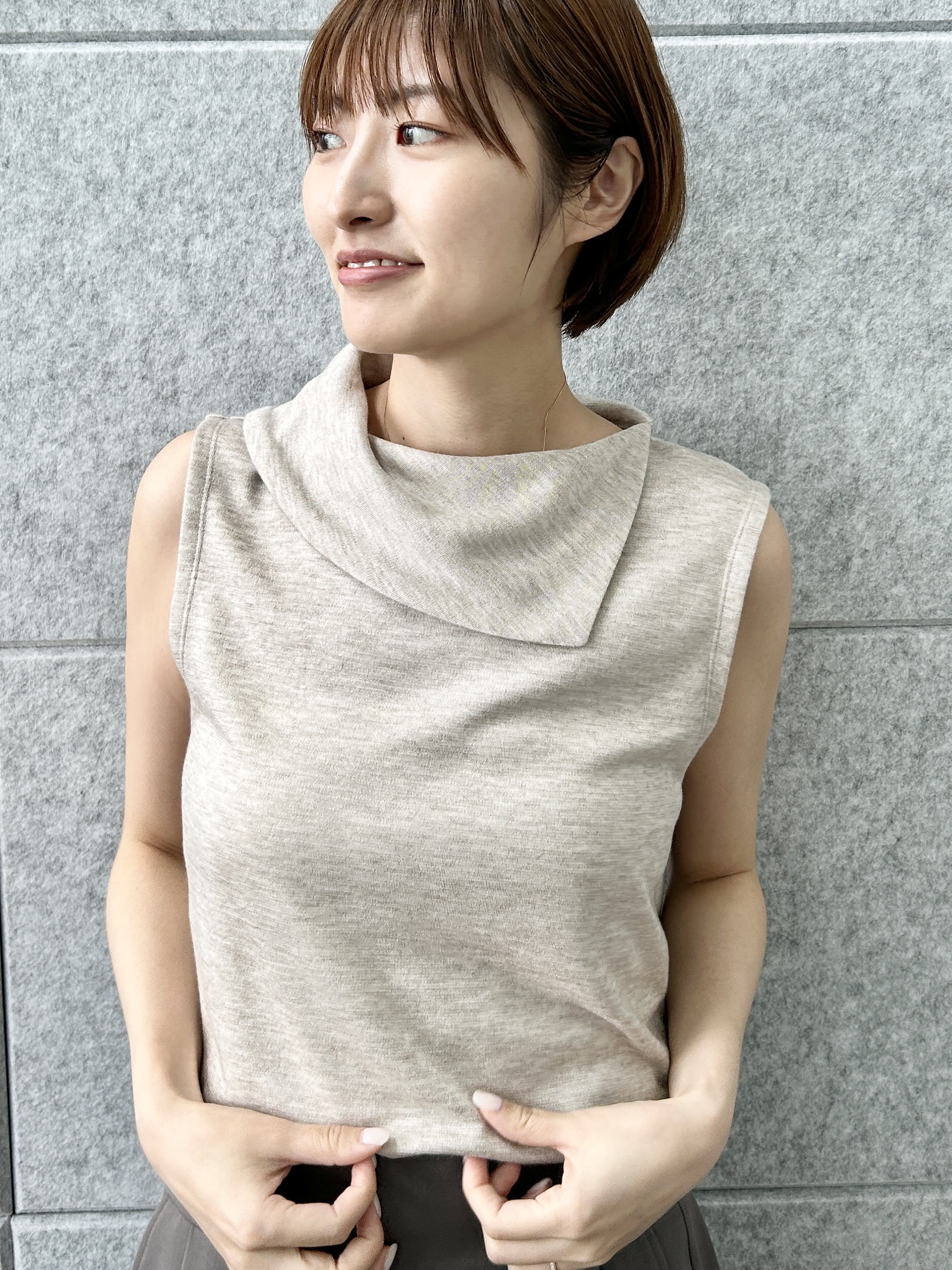 harunaさんの「CODE A｜PROTAGONISTA｜drape tee」を使ったコーディネート