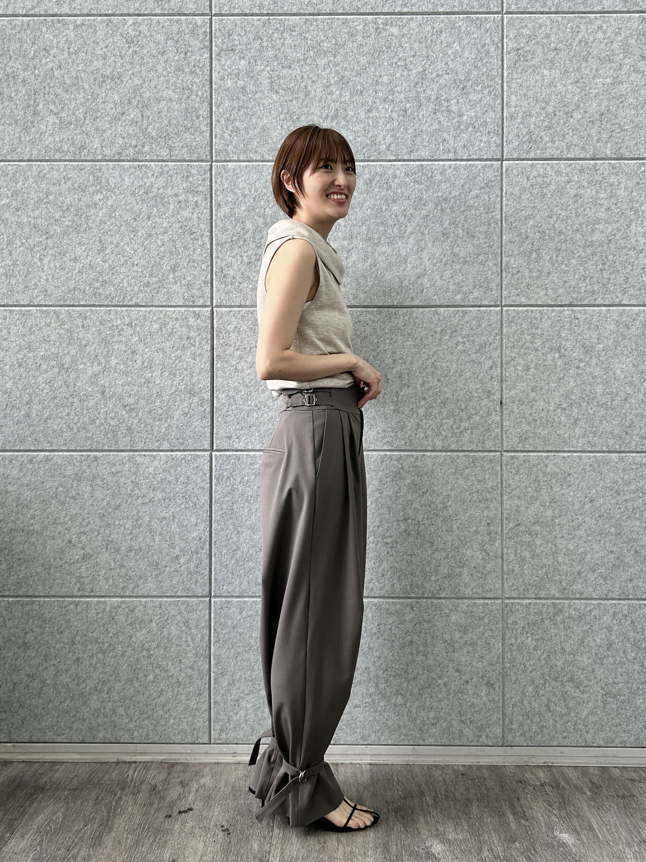 harunaさんの「CODE A｜PROTAGONISTA｜drape tee」を使ったコーディネート