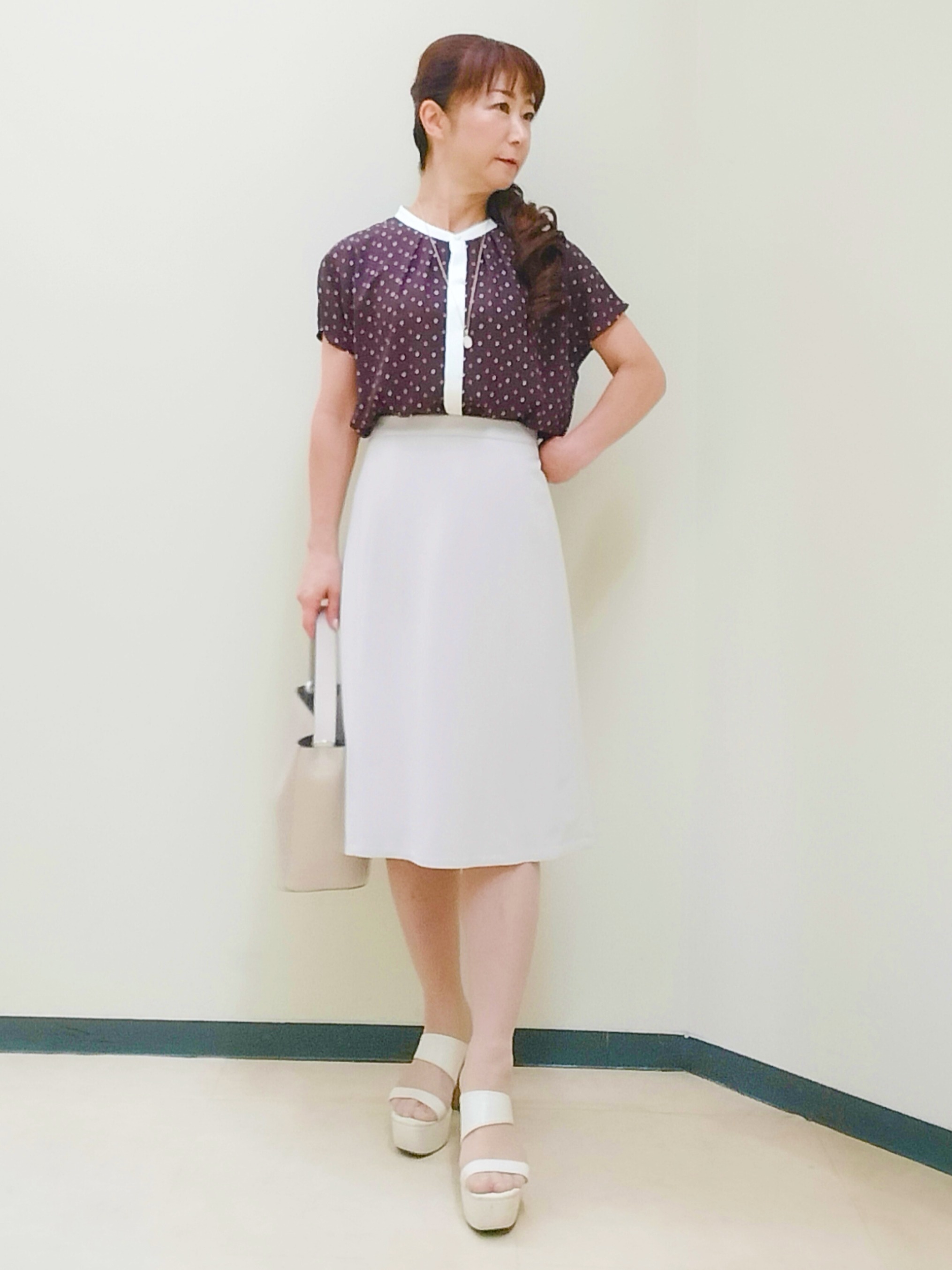 花さんの「Reflect｜【SS-4Lサイズ／UVカット／接触冷感】匠ジャケット／ベーシックテーラード」を使ったコーディネート
