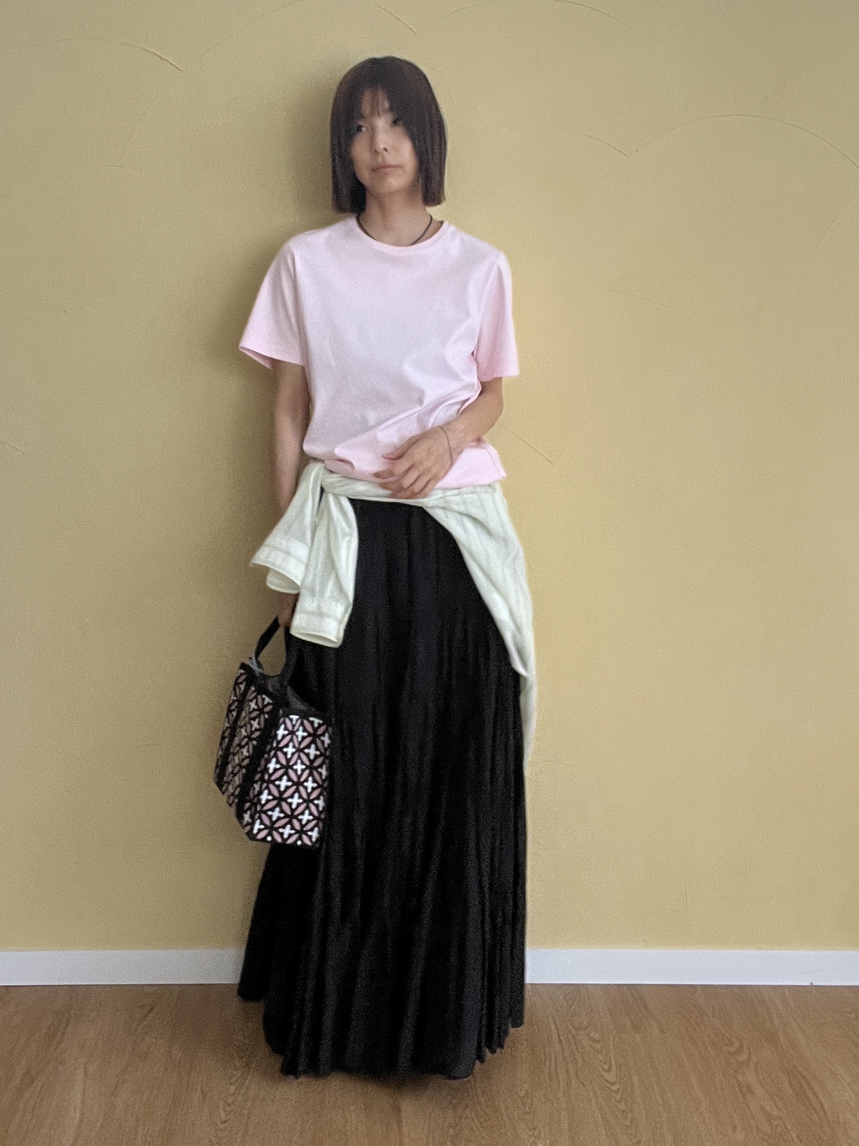 misaさんの「DRESSTERIOR｜【接触冷感／抗菌防臭／消臭】アイスクリアコットンTシャツ」を使ったコーディネート