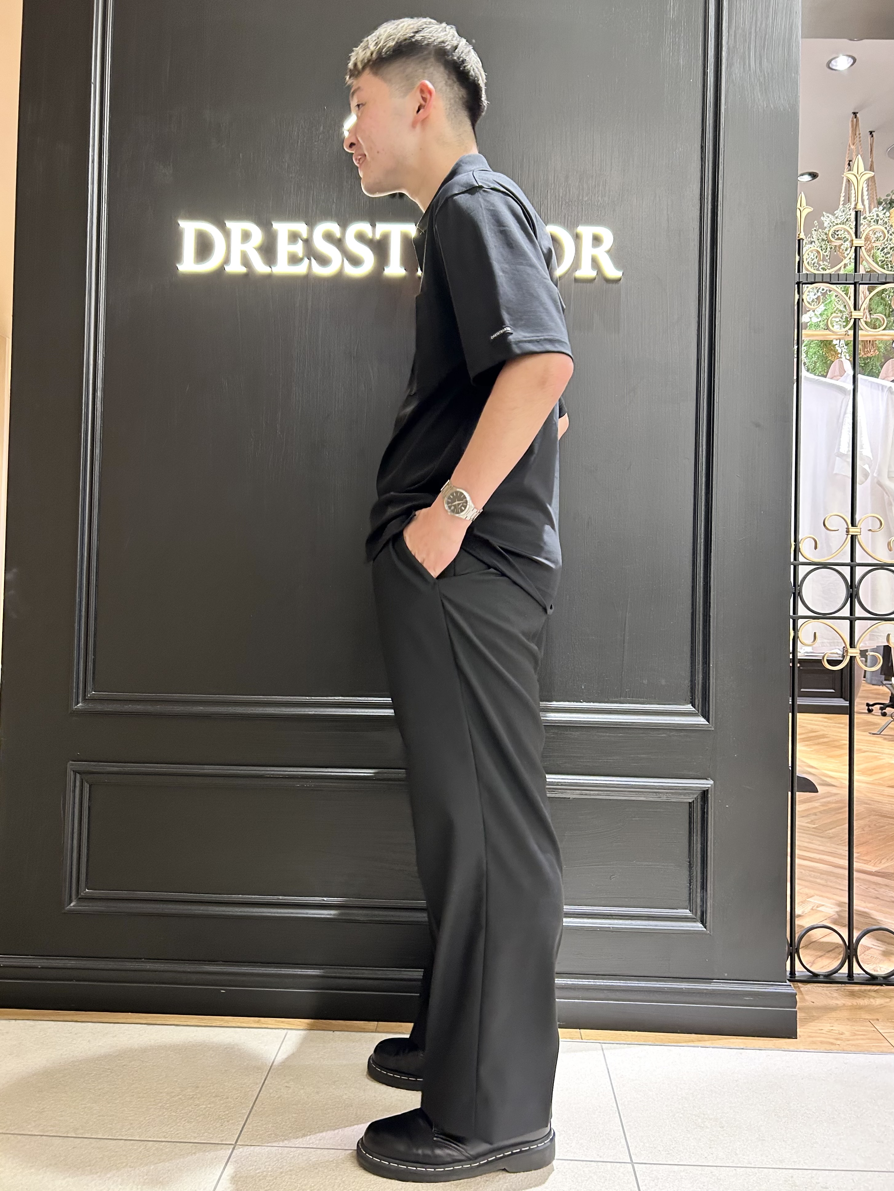 千葉亮太さんの「DRESSTERIOR｜【接触冷感/抗菌防臭/消臭/Safari5月号掲載】ICE CLEAR COTTON オーバーフィッ」を使ったコーディネート