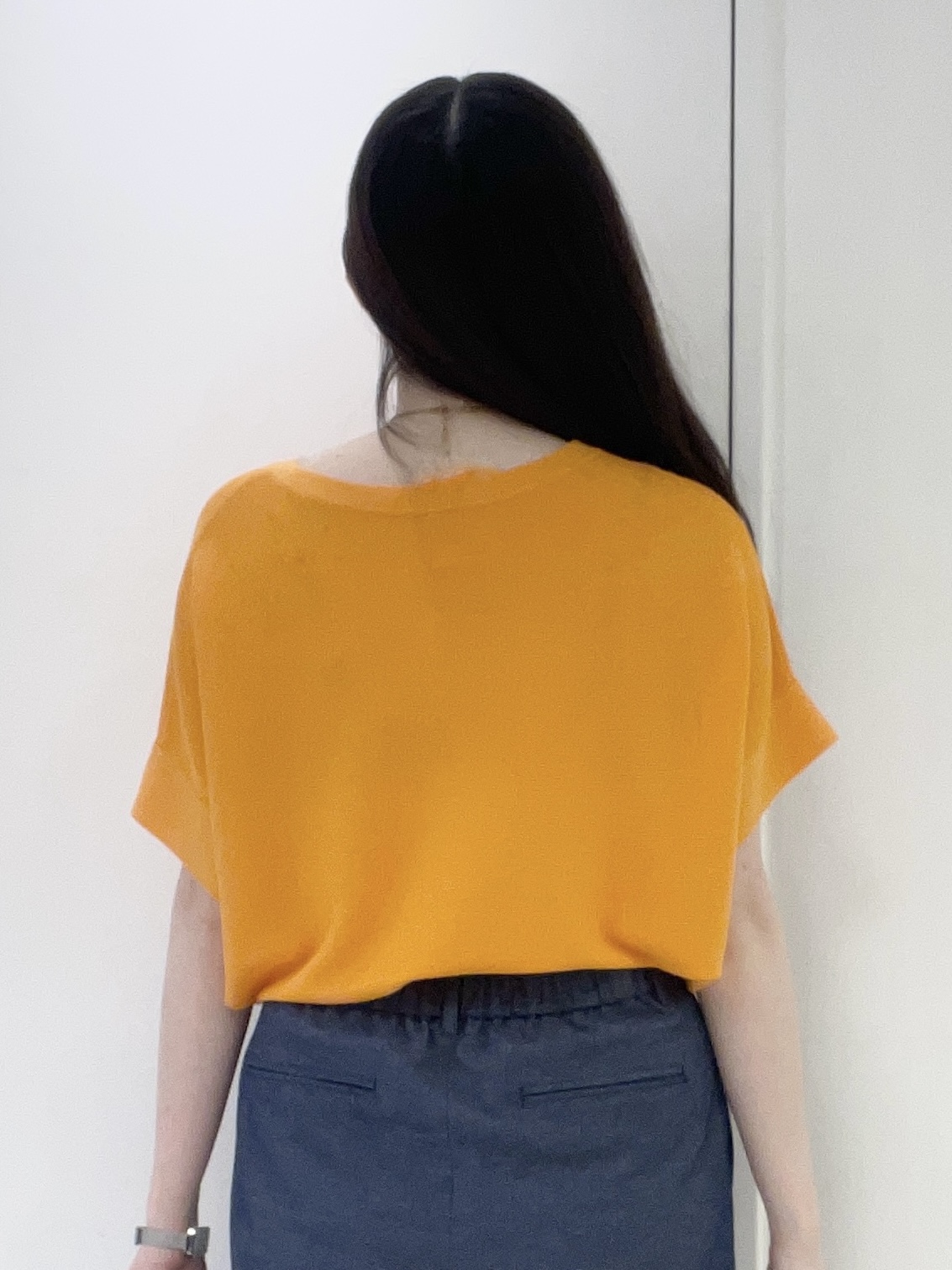 moeさんの「UNTITLED｜【11色展開/体型カバー】前後2WAYフレンチスリーブニット」を使ったコーディネート
