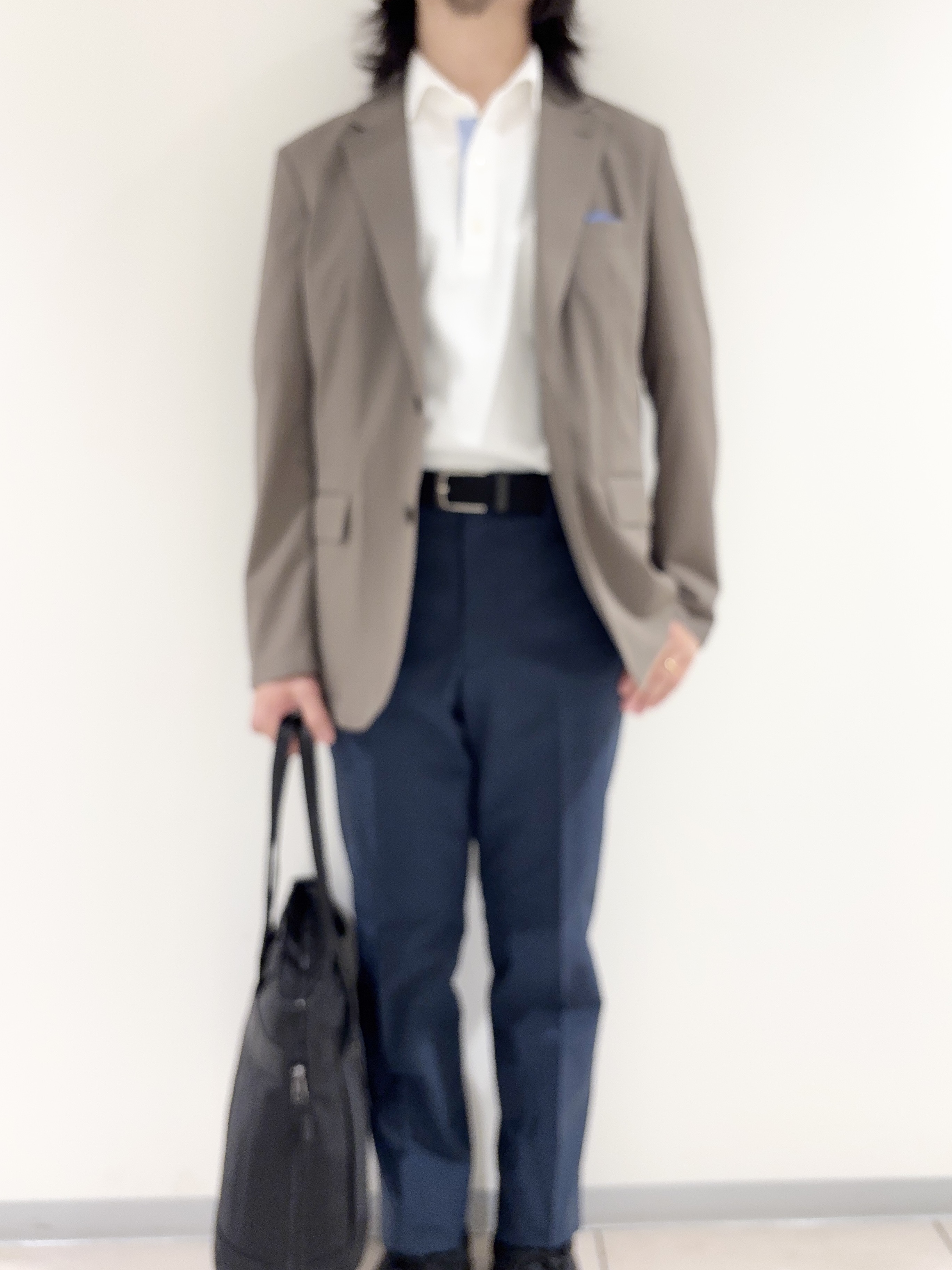 及川さんの「TAKEO KIKUCHI｜【Begin5月号掲載/通気性】トリコットサッカー ジャケット」を使ったコーディネート