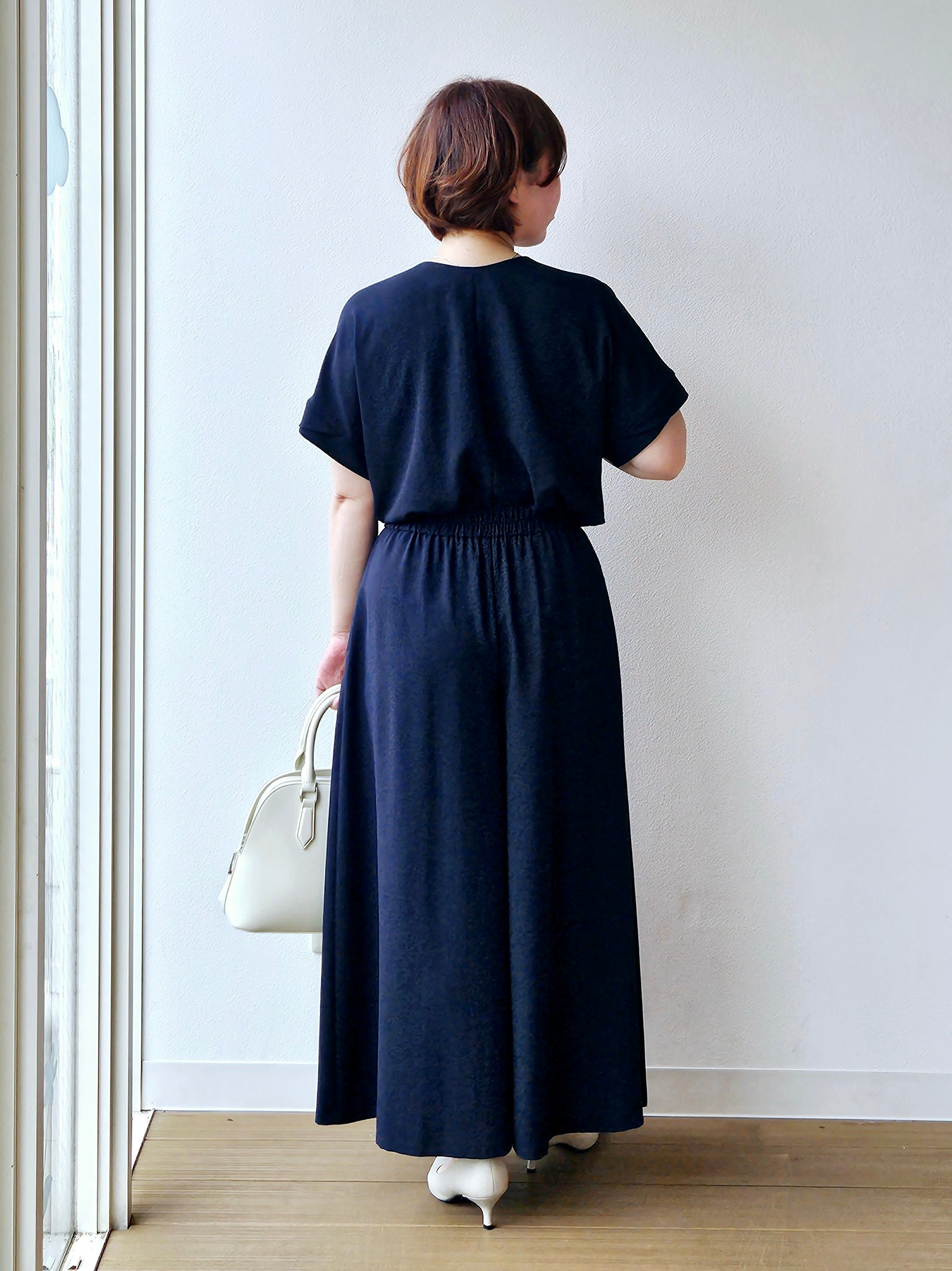 やじまさんの「UNTITLED｜【前後2WAY/はっ水/セットアップ可】リラクシーフレンチスリーブブラウス」を使ったコーディネート