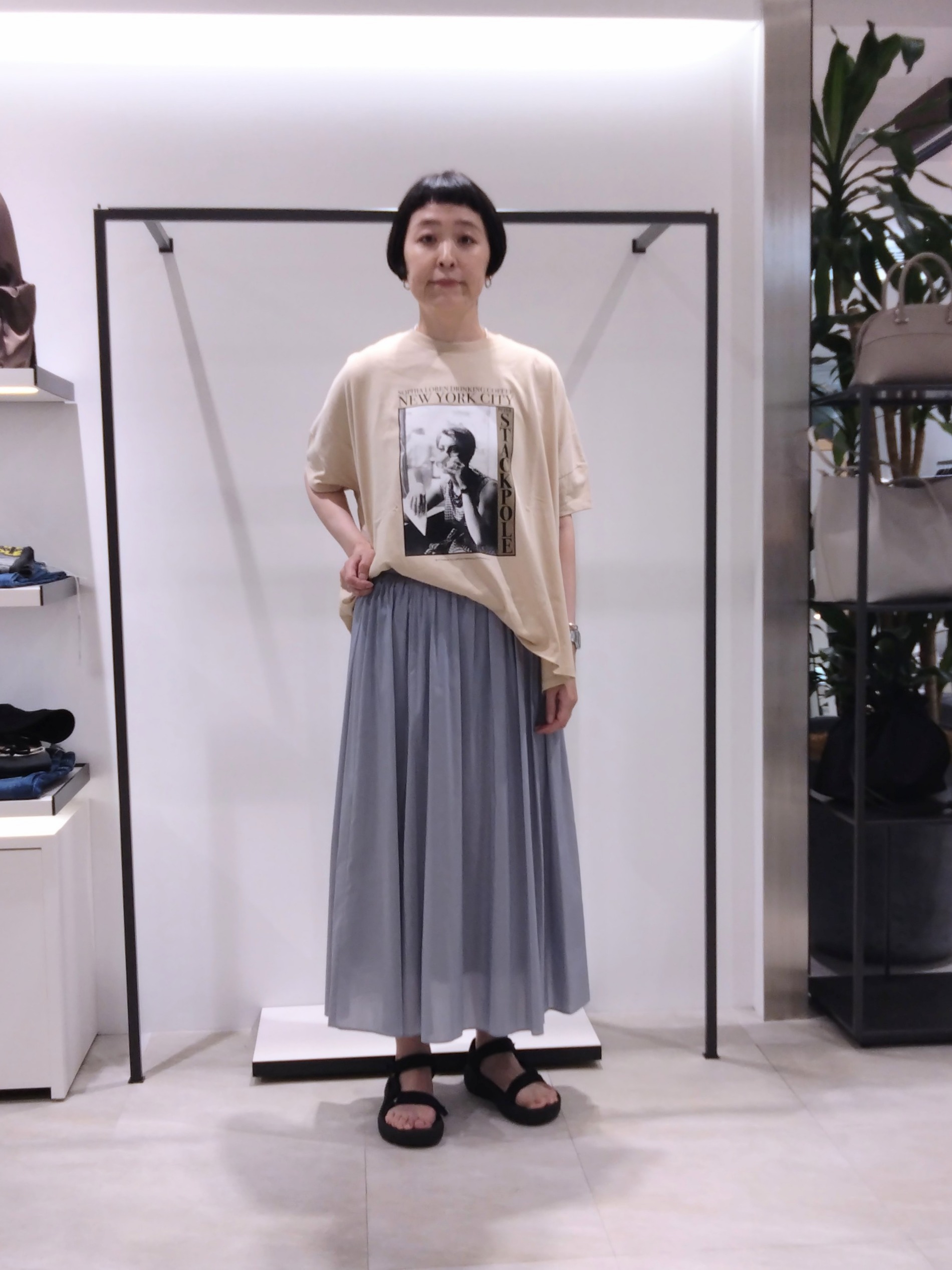 まちこさんの「UNTITLED｜【LIFE PC】GOOD ROCK SPEED Tシャツ」を使ったコーディネート