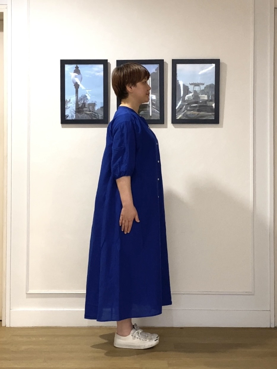 Hiroさんの「Dessin｜【洗える】リネン混シャツワンピース」を使ったコーディネート