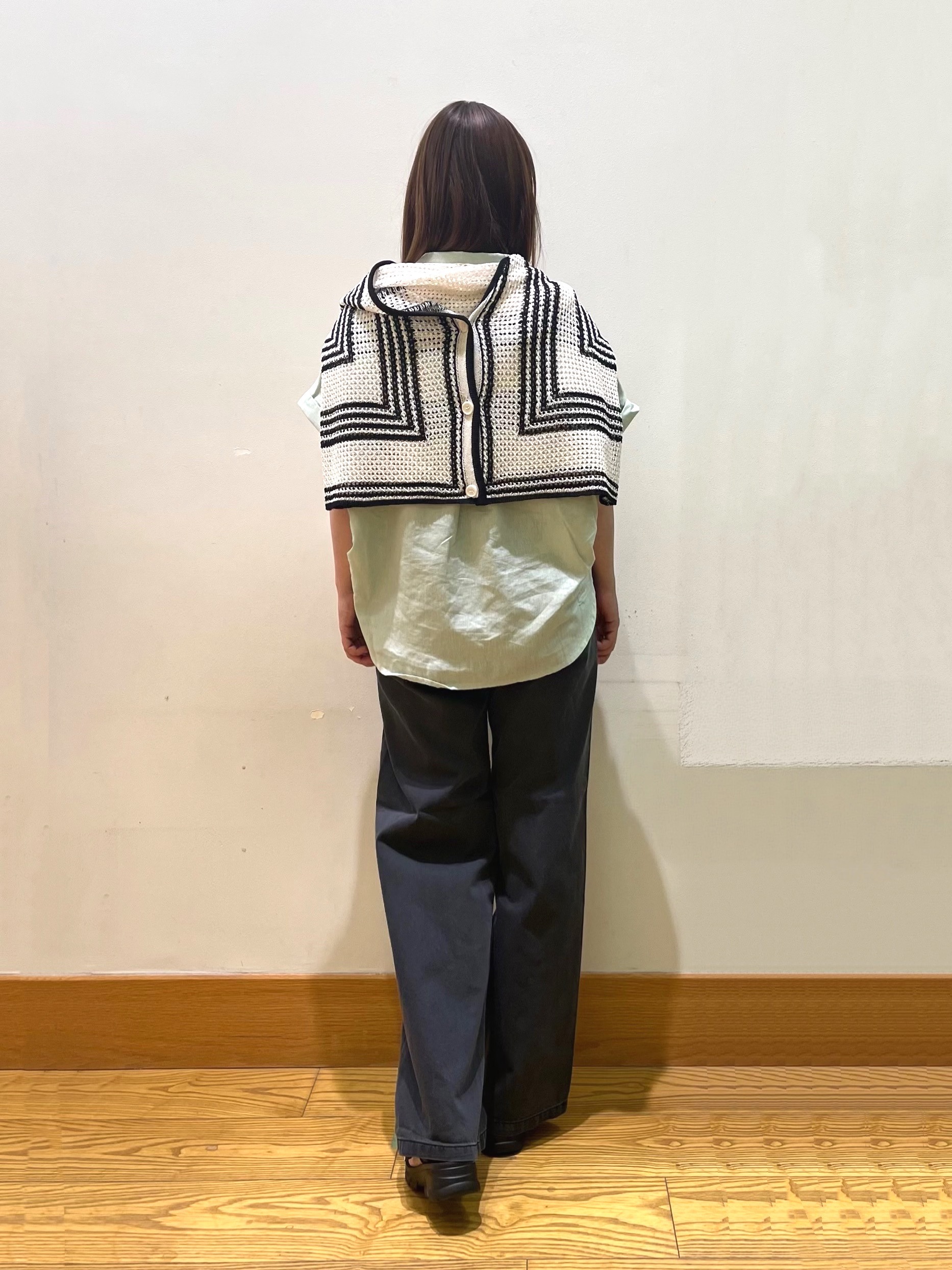 ゆっきーさんの「SHOO･LA･RUE｜【ひんやり/UV】インせず着られる フレンチリネンスキッパーシャツ」を使ったコーディネート