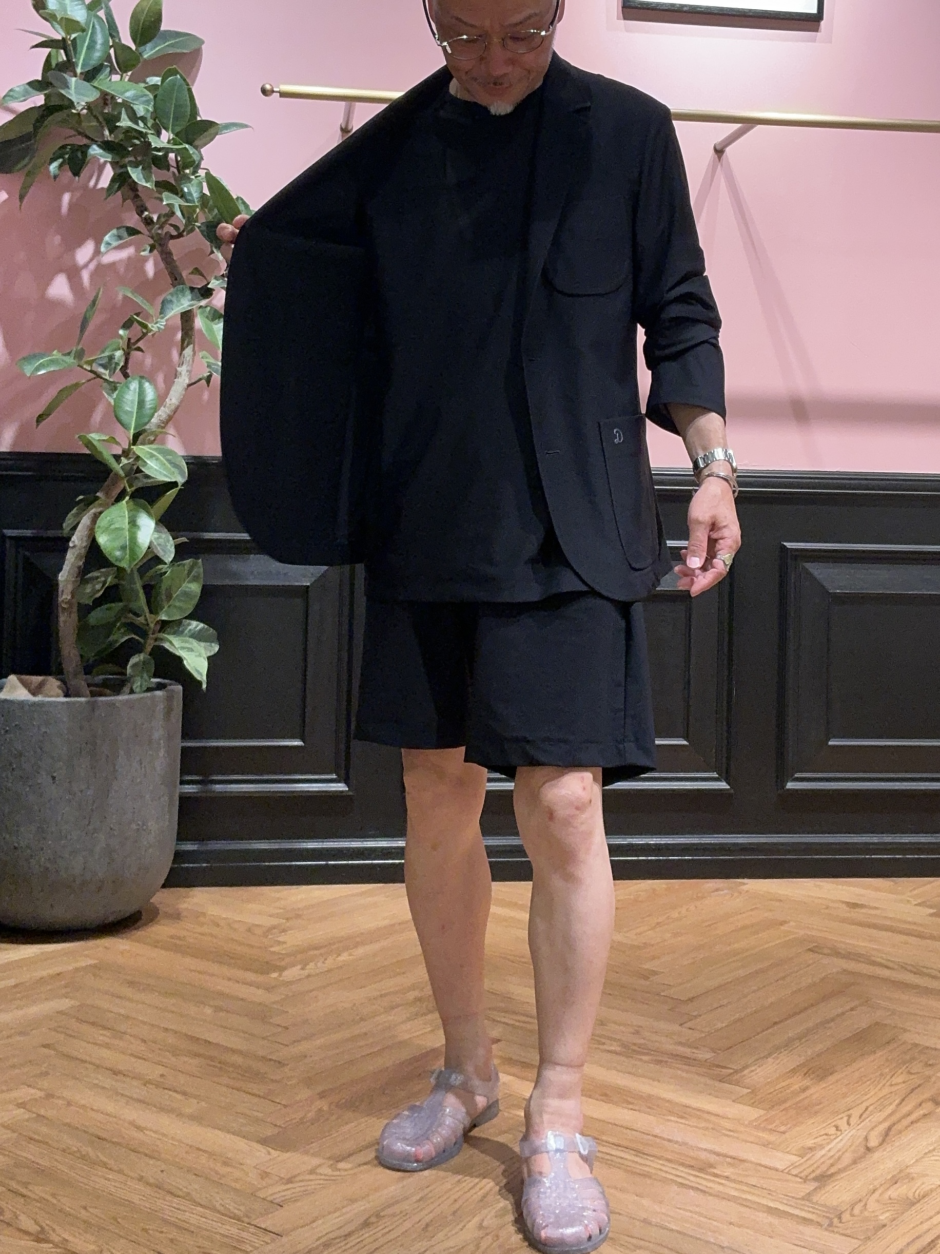 torigoeさんの「DRESSTERIOR｜【セットアップ可/接触冷感/UVカット/ウォッシャブル】AIRTOOL クールストレッチジャケット」を使ったコーディネート