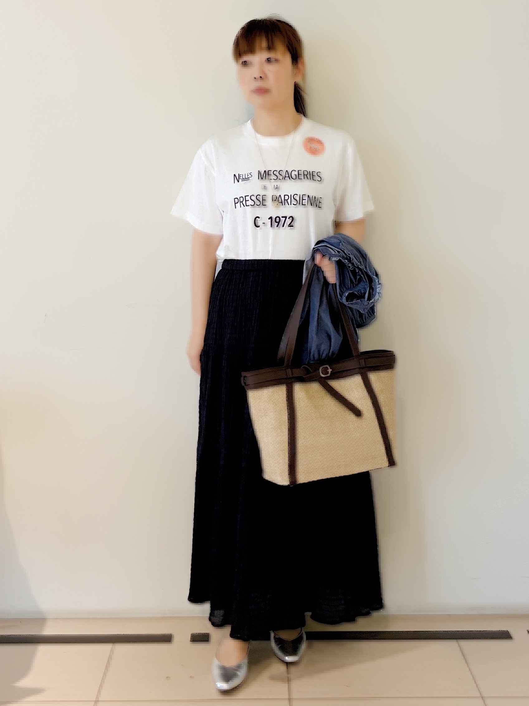 ひーさんの「Reflect｜フロントボタンデザインブラウス」を使ったコーディネート