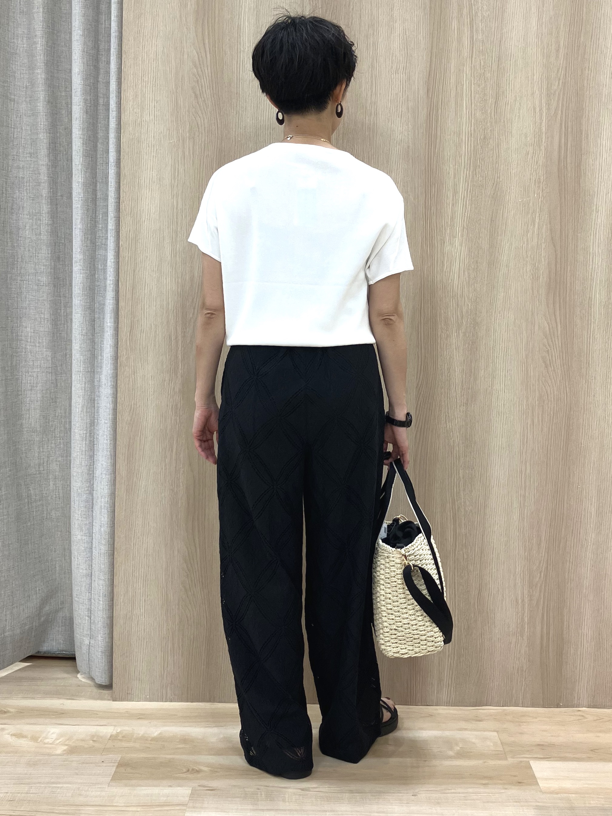 Keiさんの「grove｜【シリーズ累計36万枚！名品ニット】やわらかドライタッチ ドルマンニット」を使ったコーディネート