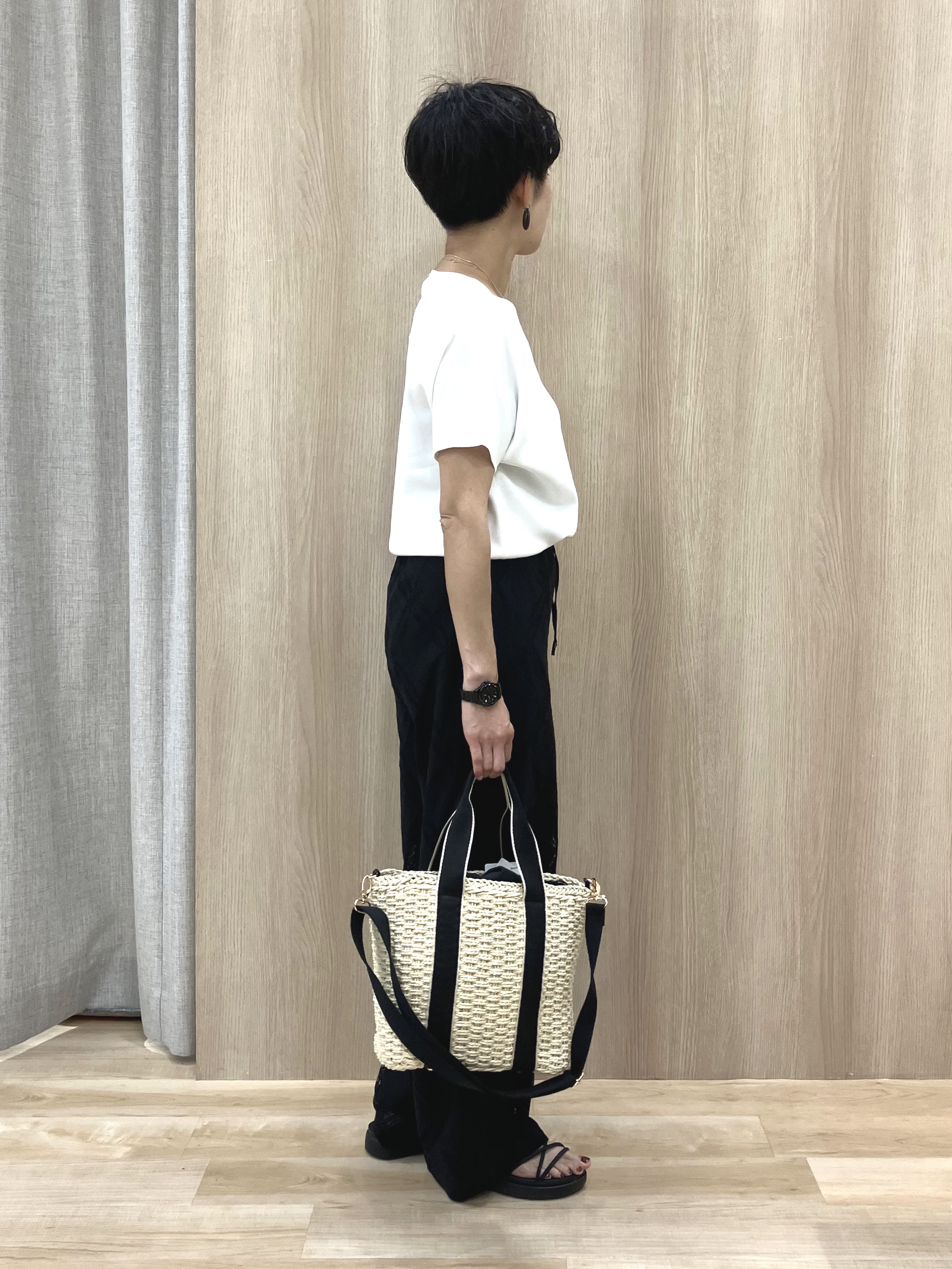 Keiさんの「grove｜【シリーズ累計36万枚！名品ニット】やわらかドライタッチ ドルマンニット」を使ったコーディネート