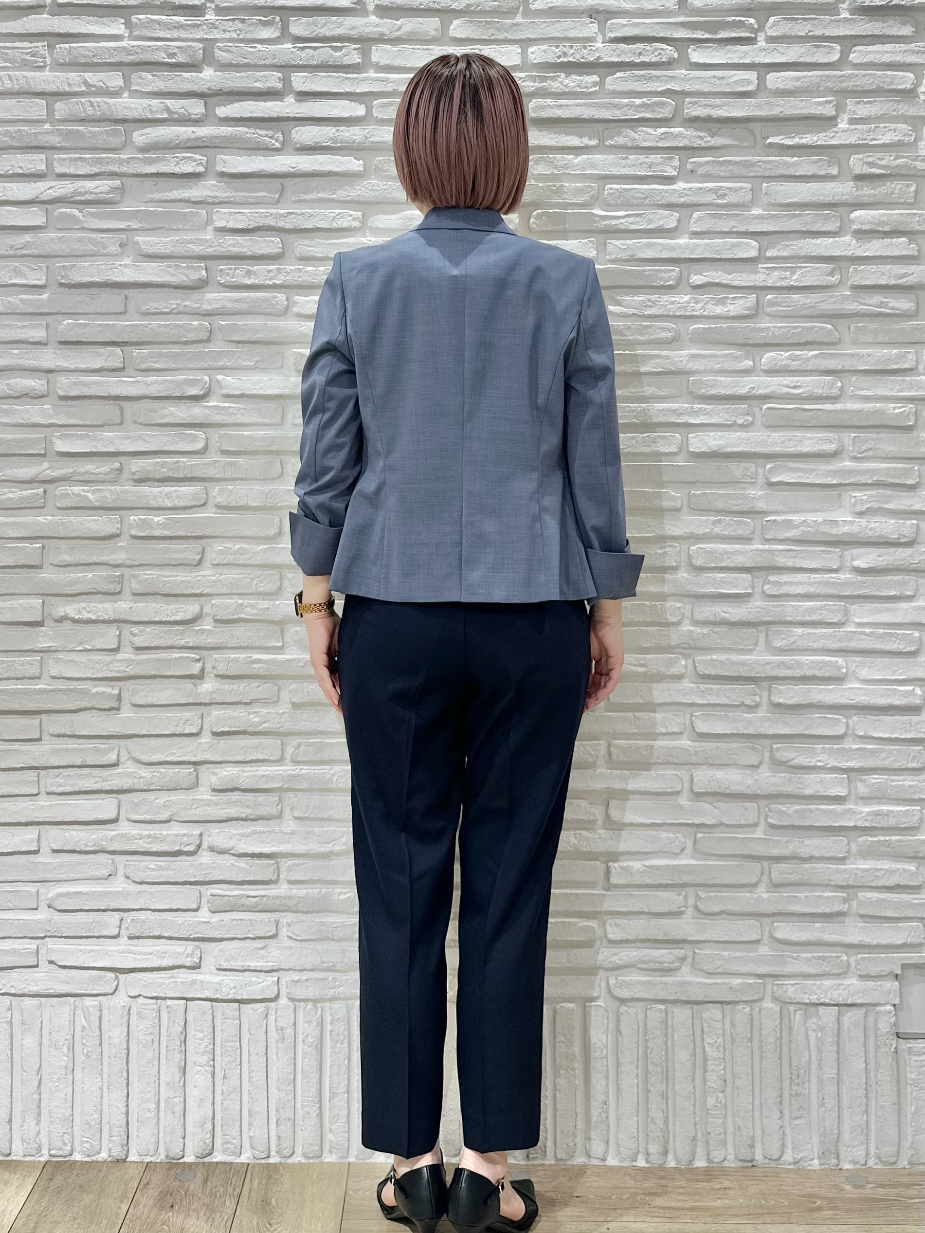 Hana...eさんの「index｜【接触冷感／吸水速乾】セットアップ対応ストレッチテーラードジャケット《イージーアイロン／洗濯機OK／」を使ったコーディネート