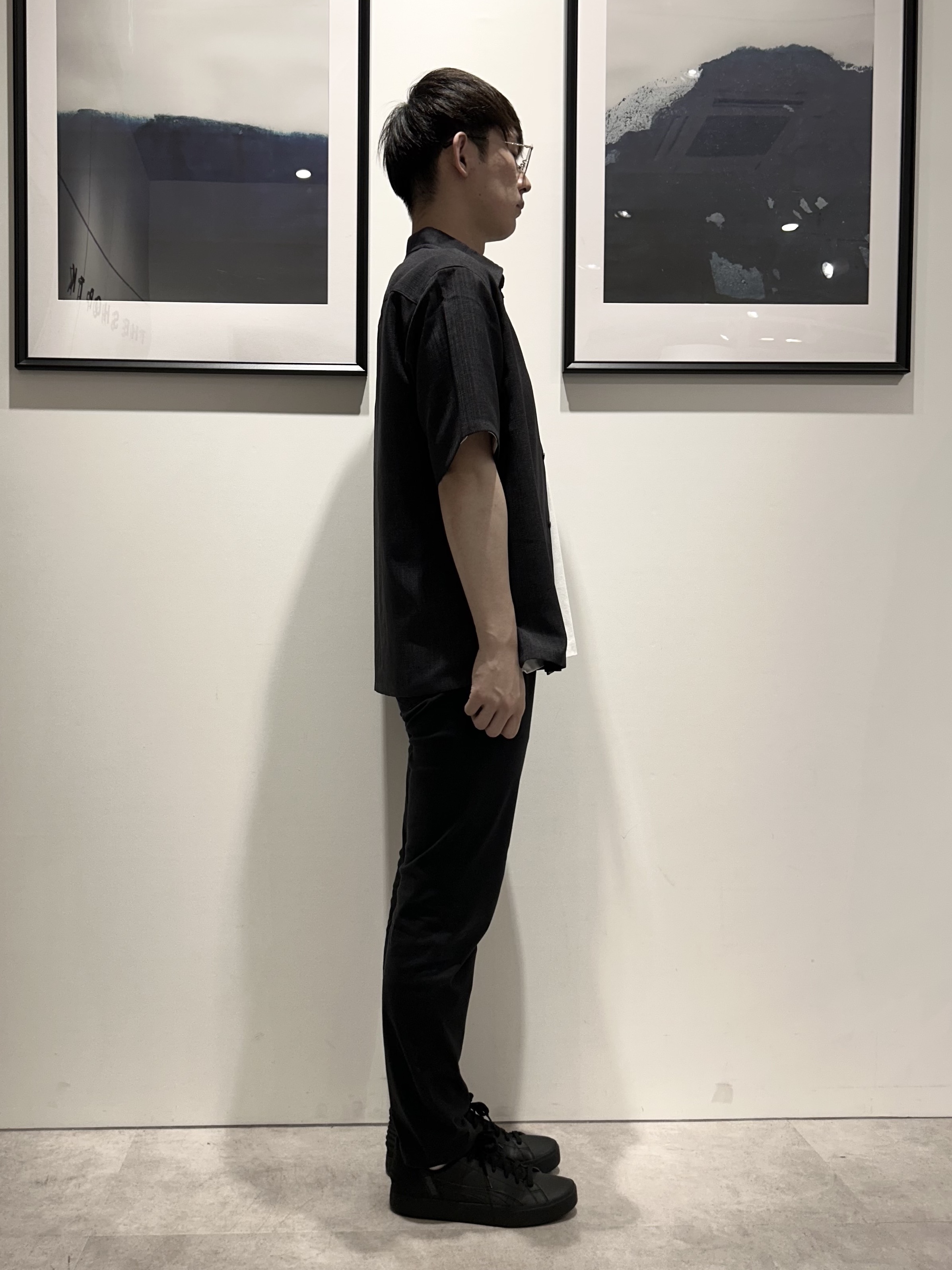 。さんの「THE SHOP TK｜【LINO FINE】 リネンライク半袖シャツ UVカット／イージーケア／吸水速乾／洗濯機OK／セッ」を使ったコーディネート