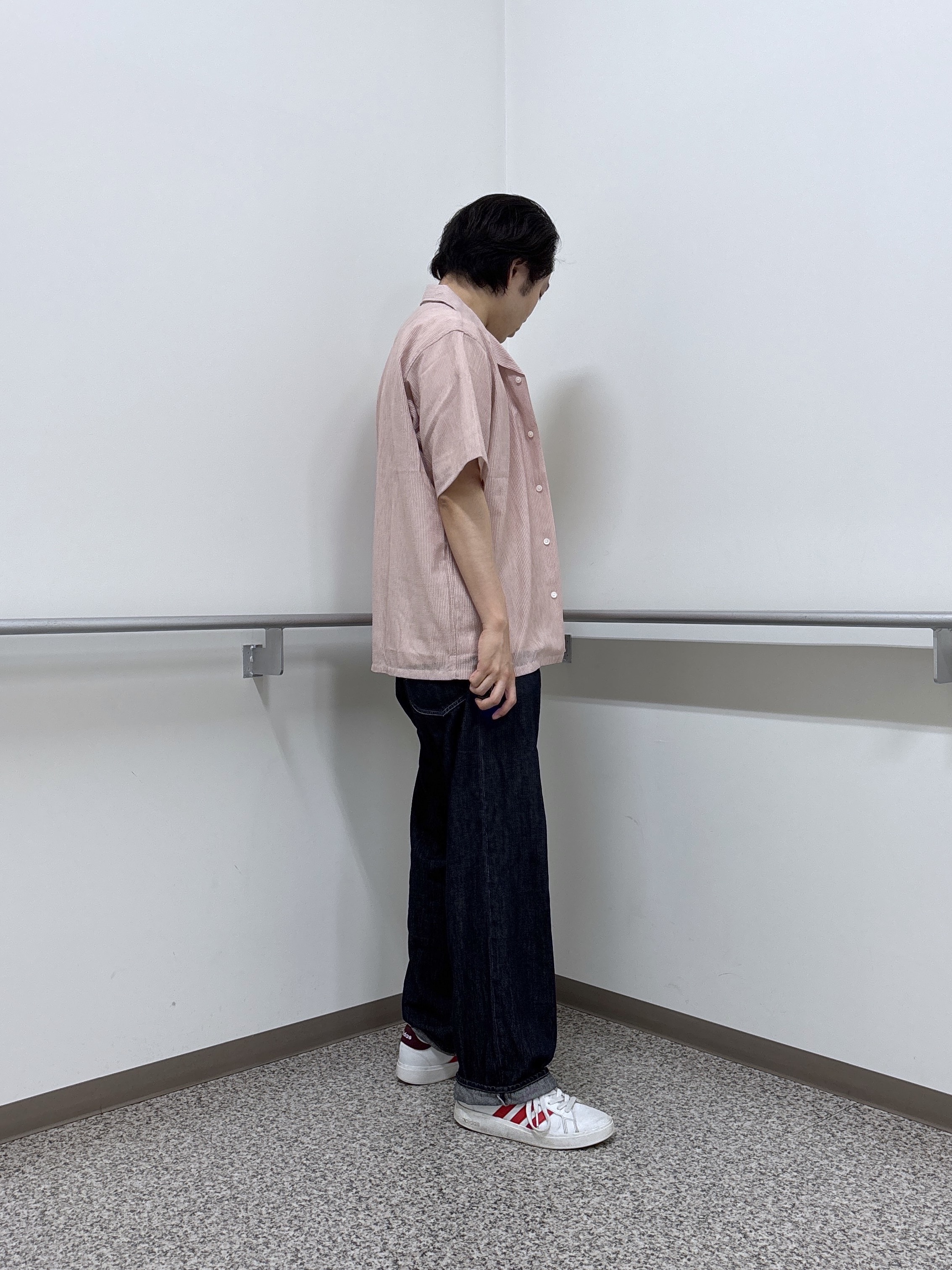 KEIさんの「TAKEO KIKUCHI｜【通気性】トリコットサッカー オープンカラー シャツ」を使ったコーディネート