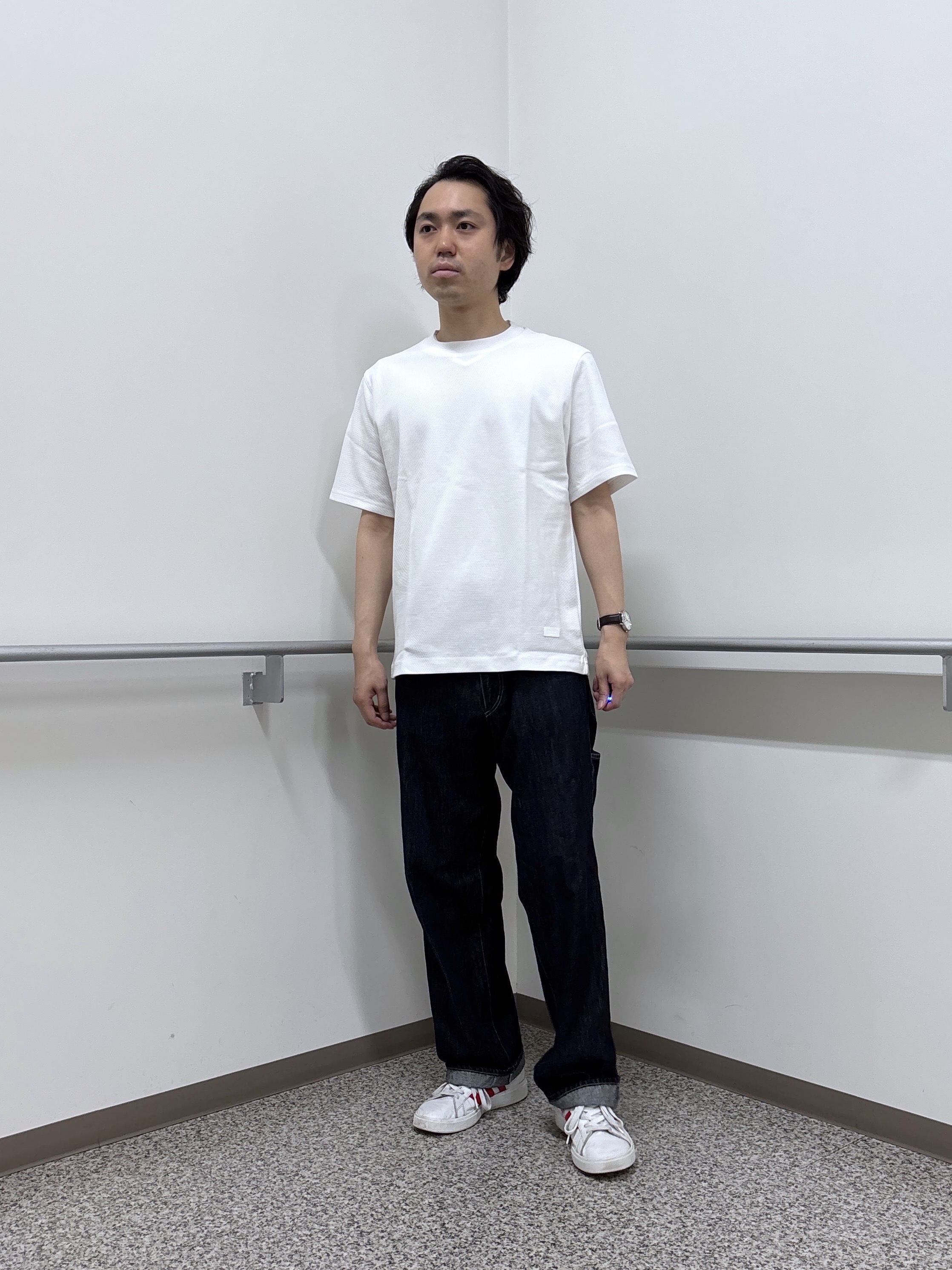 KEIさんの「TAKEO KIKUCHI｜【通気性】トリコットサッカー オープンカラー シャツ」を使ったコーディネート