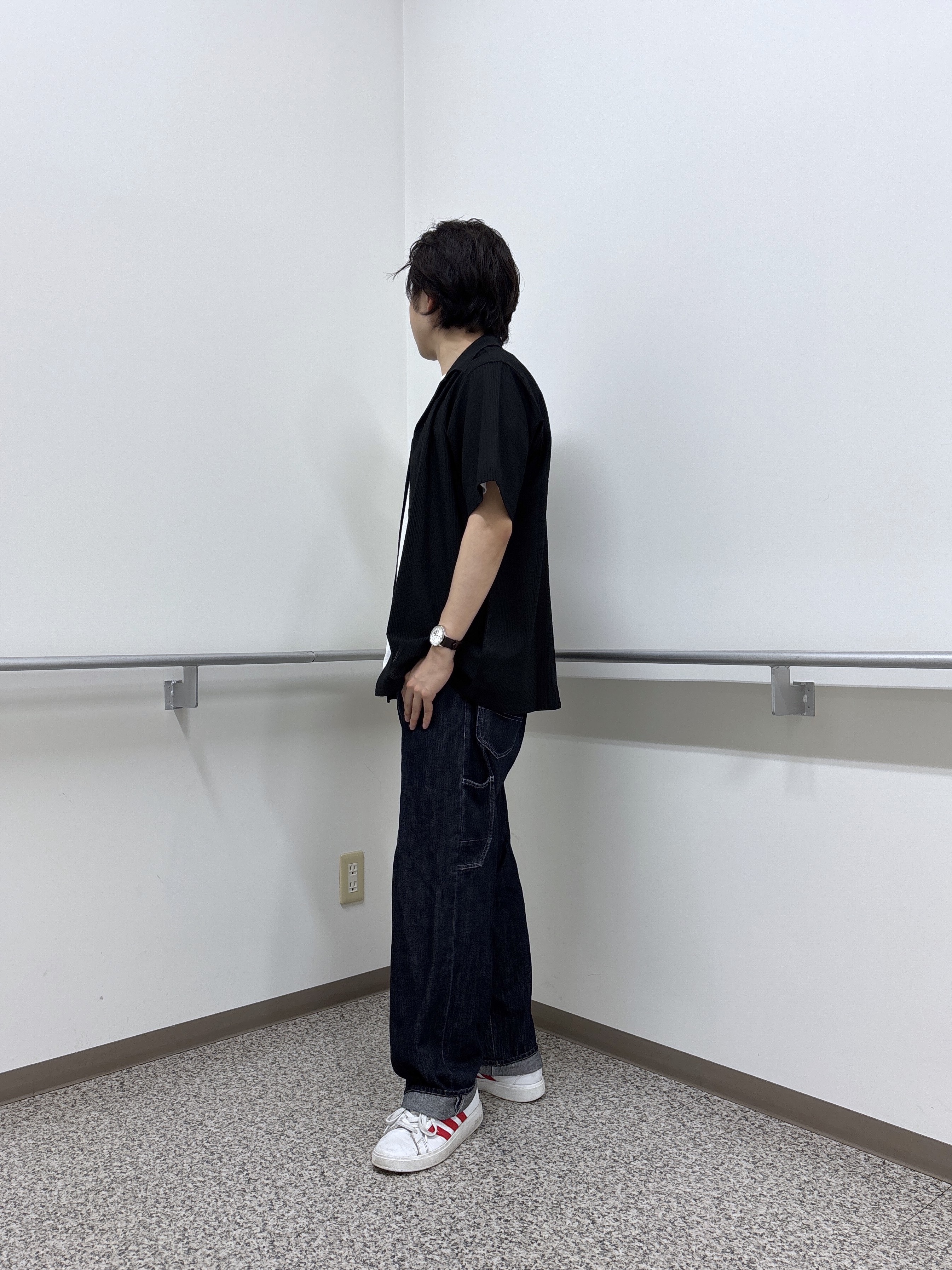 KEIさんの「TAKEO KIKUCHI｜【通気性】トリコットサッカー オープンカラー シャツ」を使ったコーディネート