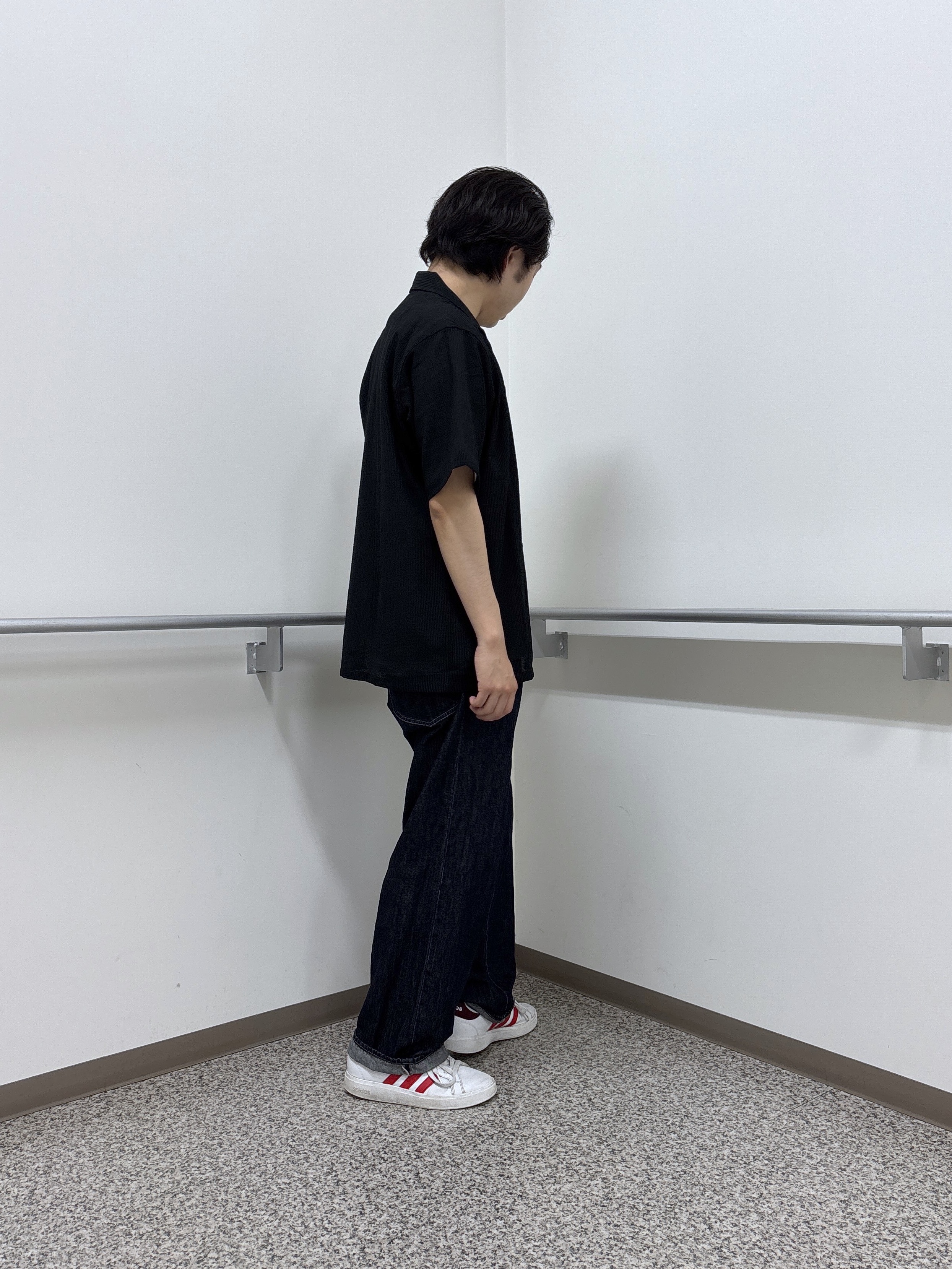KEIさんの「TAKEO KIKUCHI｜【通気性】トリコットサッカー オープンカラー シャツ」を使ったコーディネート