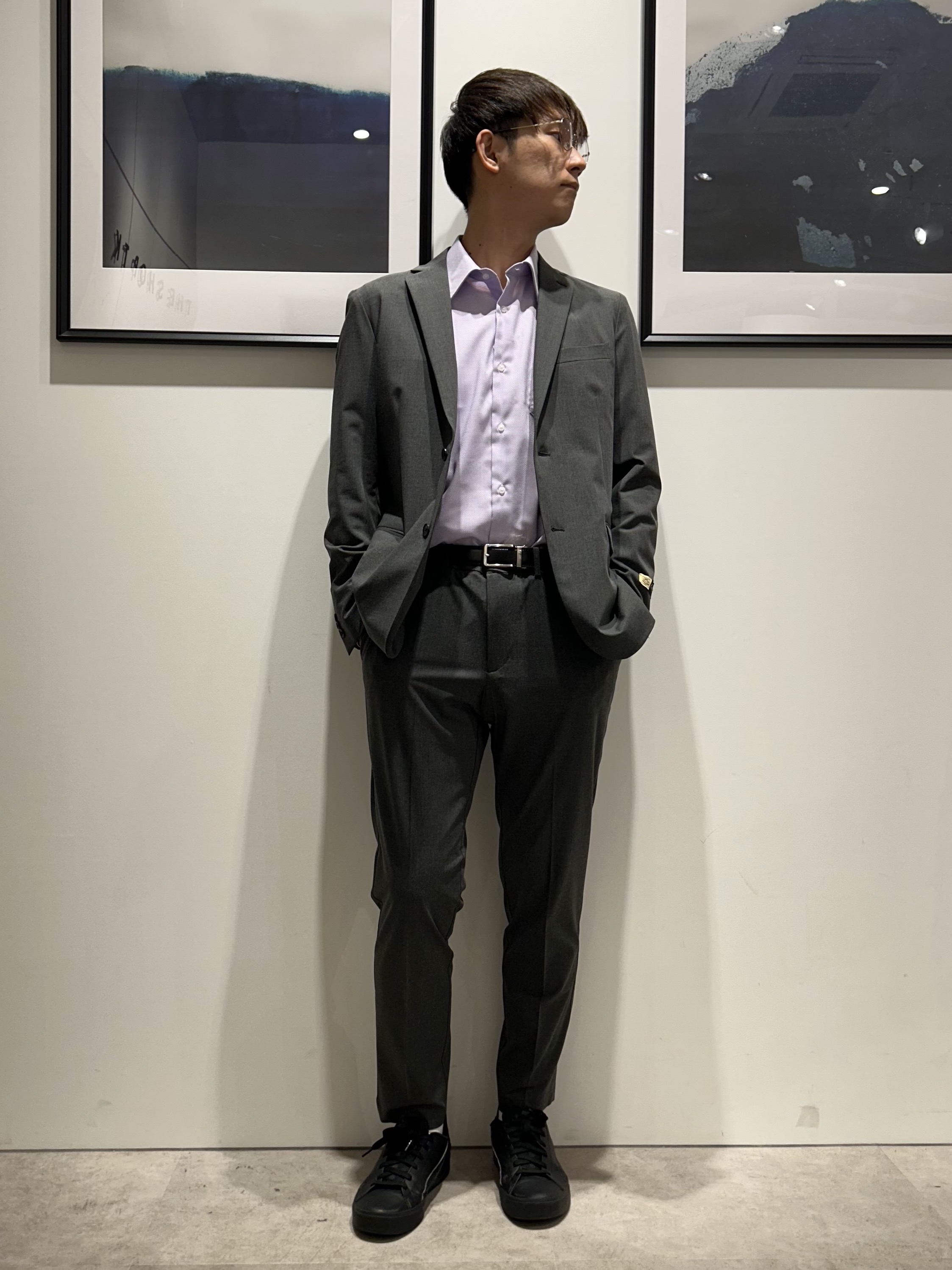 。さんの「THE SHOP TK｜CARREMAN/キャリーマン ジャケット セットアップ可／洗濯機OK」を使ったコーディネート