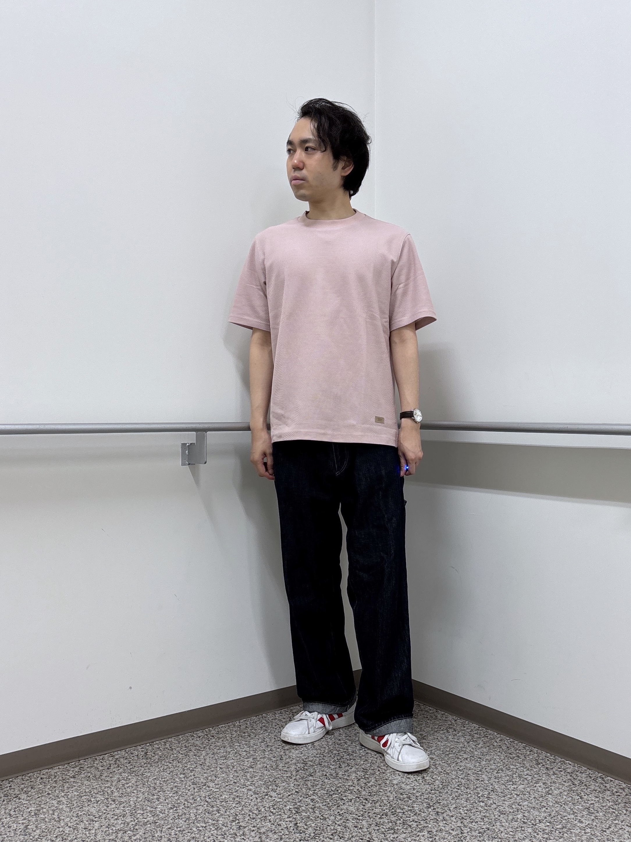 KEIさんの「TAKEO KIKUCHI｜【通気性】トリコットサッカー オープンカラー シャツ」を使ったコーディネート