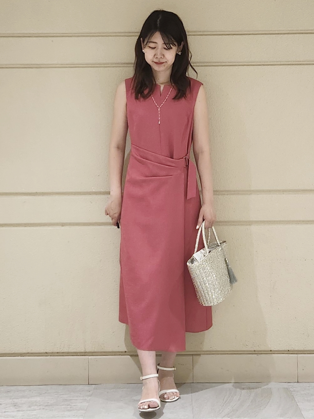 yukaさんの「COUP DE CHANCE｜【日本製】 ラップデザインワンピース」を使ったコーディネート