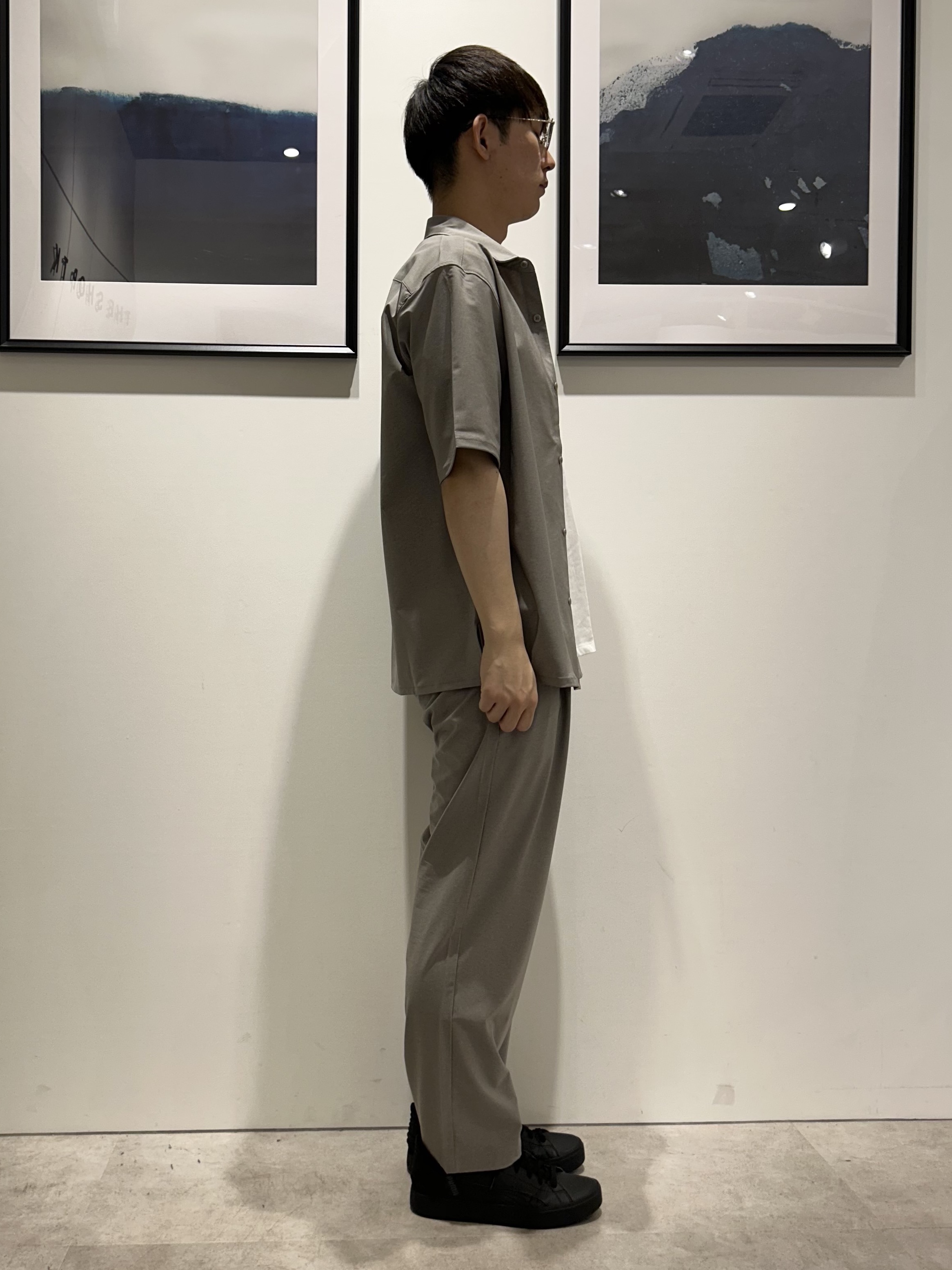 。さんの「THE SHOP TK｜クールウェザー 半袖シャツ 接触冷感／洗濯機OK／セットアップ可」を使ったコーディネート
