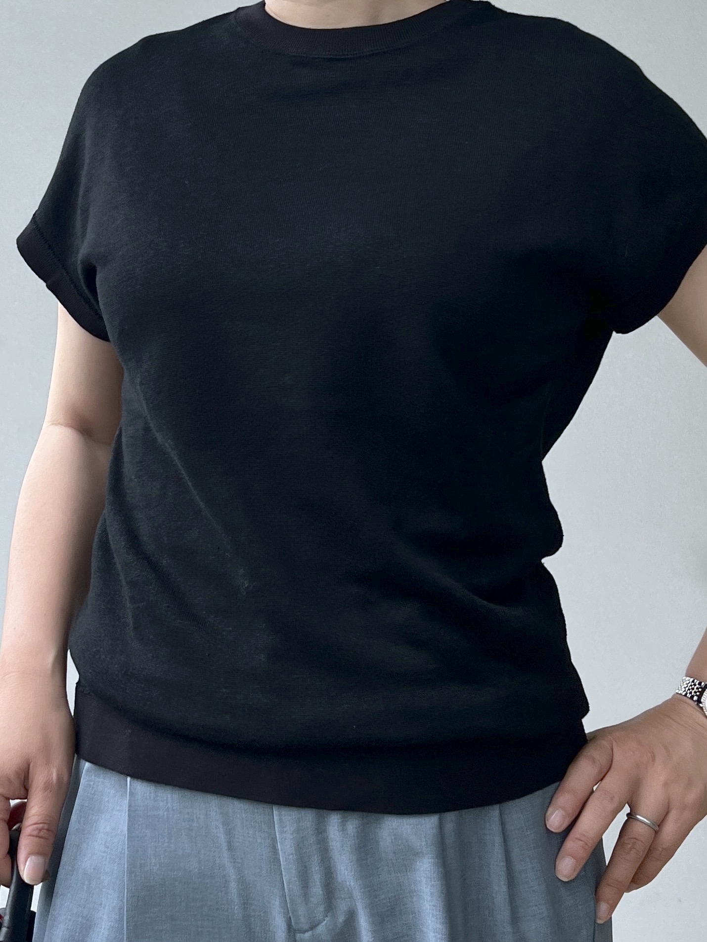 Soeさんの「DRESSTERIOR｜【毎年人気！／ウォッシャブル】リネン裏毛フレンチプルオーバー」を使ったコーディネート