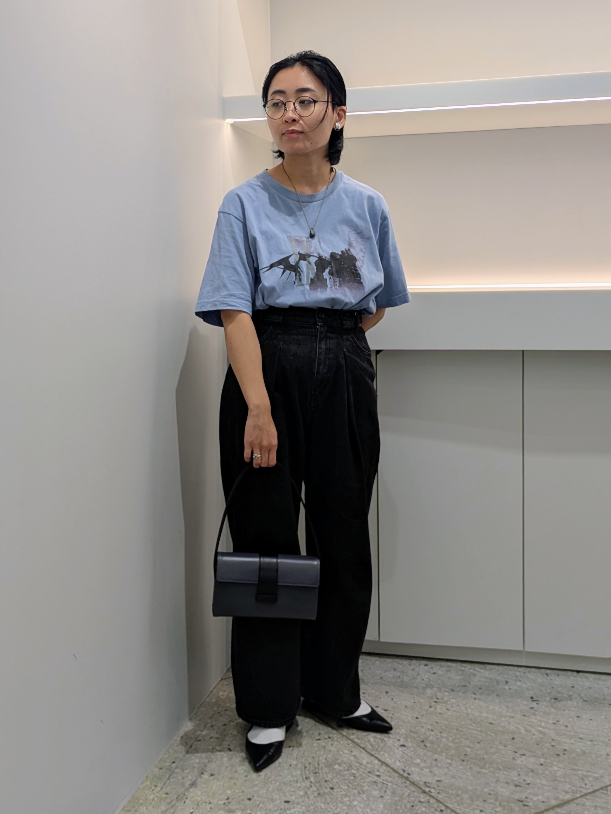 MTさんの「HIROKO HAYASHI｜PRATICO（プラティコ）ハンドバッグ」を使ったコーディネート