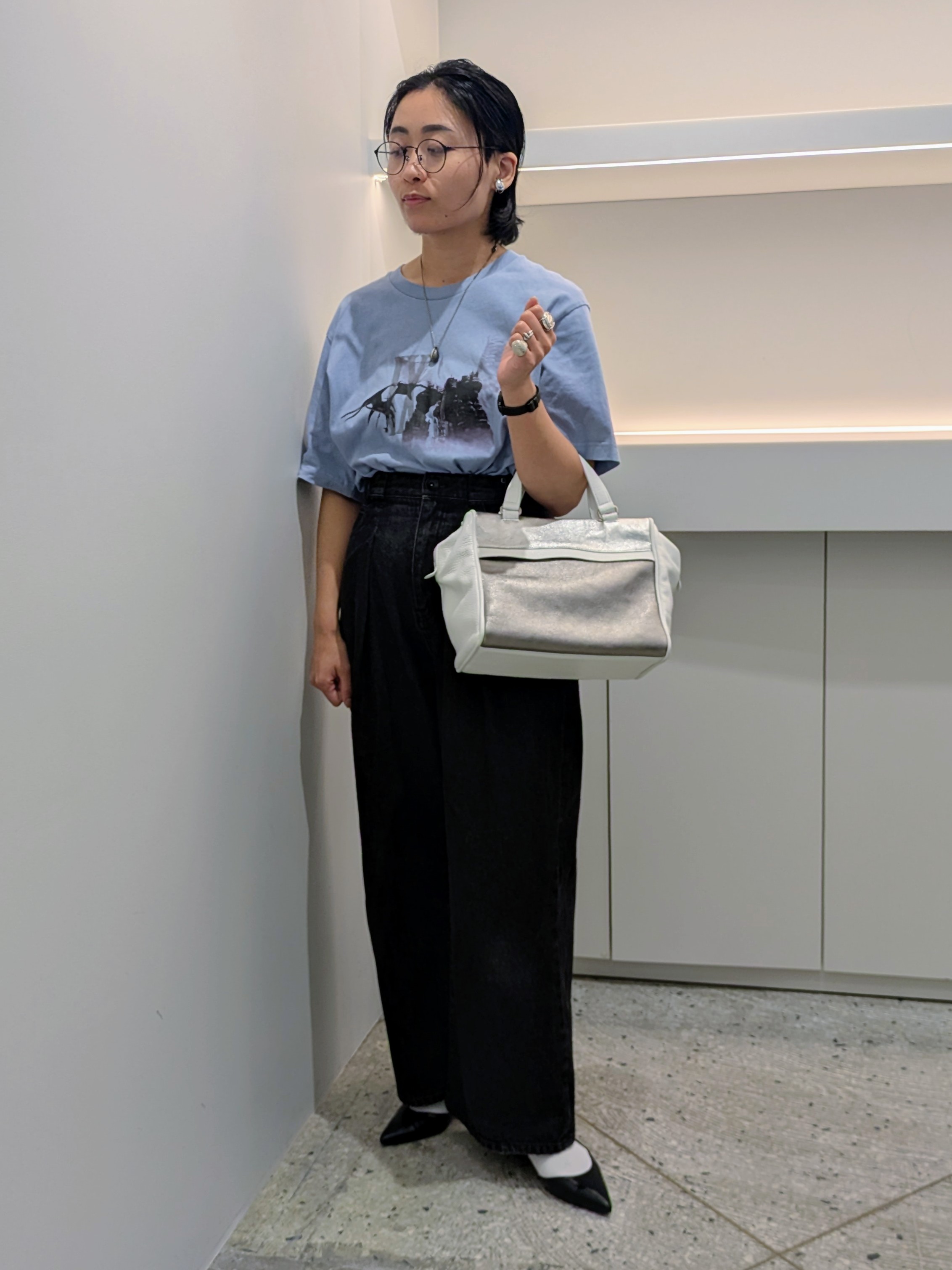 MTさんの「HIROKO HAYASHI｜FOGLIO（フォーリオ）2wayバッグ」を使ったコーディネート