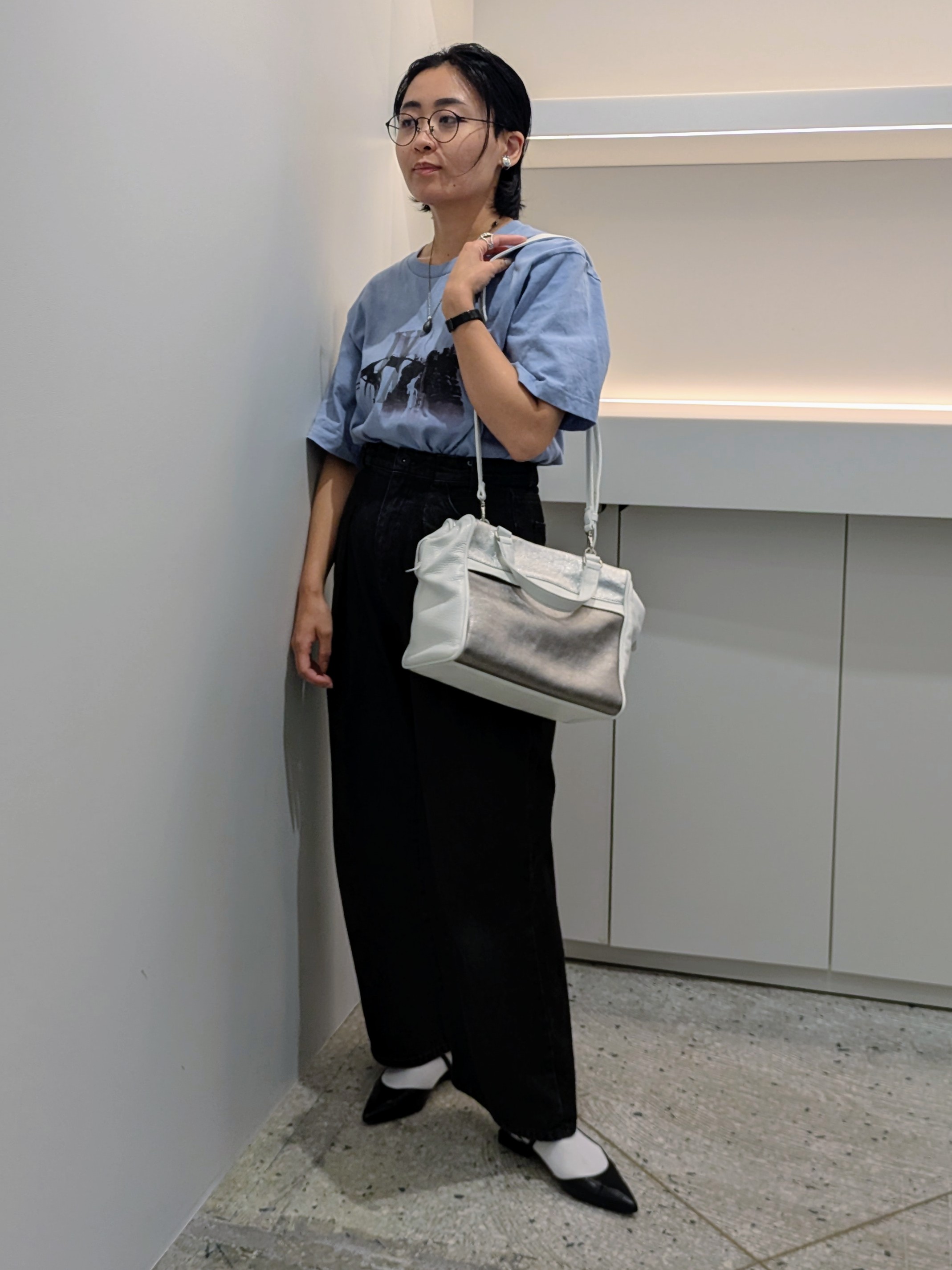 MTさんの「HIROKO HAYASHI｜FOGLIO（フォーリオ）2wayバッグ」を使ったコーディネート