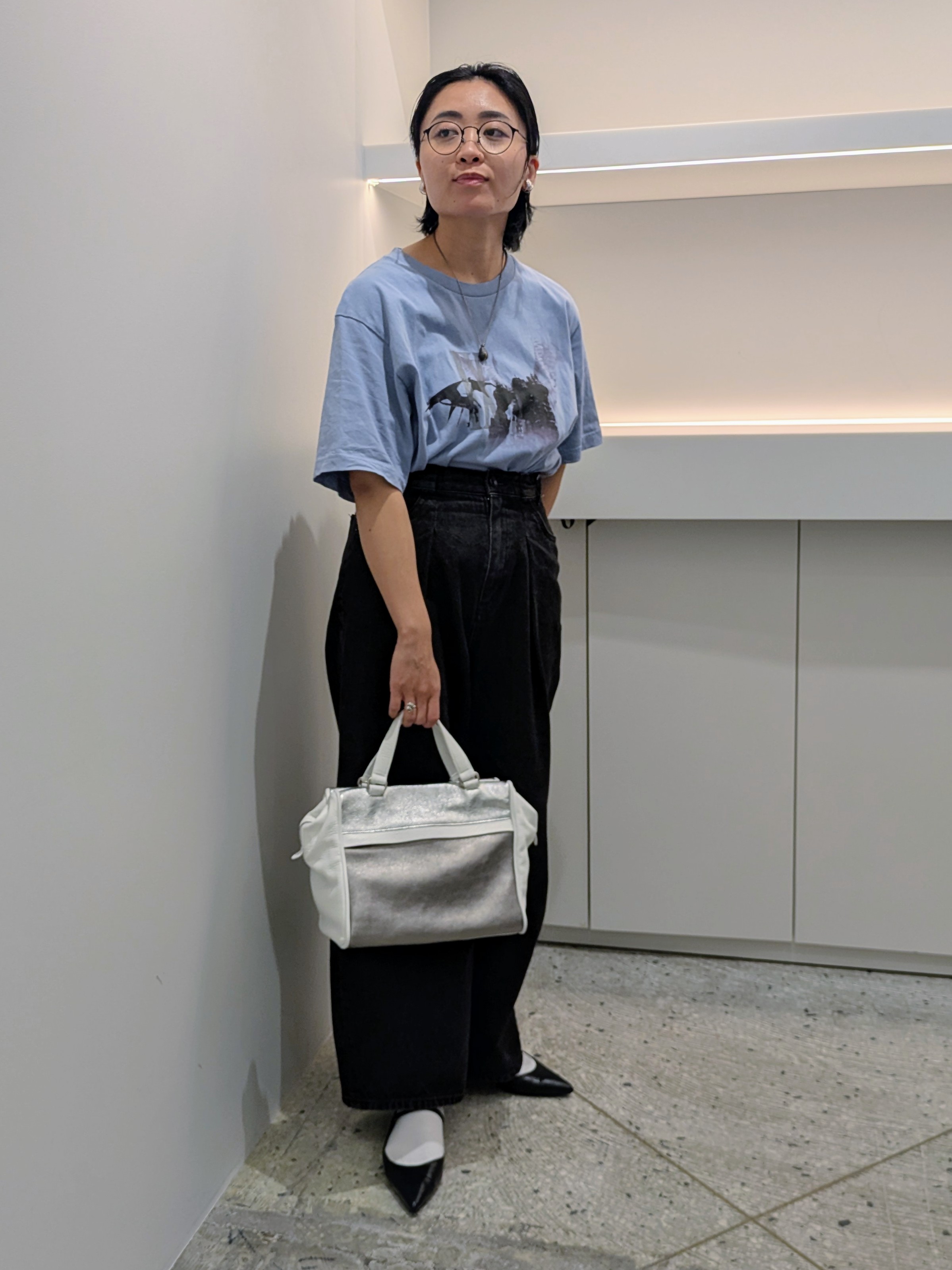 MTさんの「HIROKO HAYASHI｜FOGLIO（フォーリオ）2wayバッグ」を使ったコーディネート