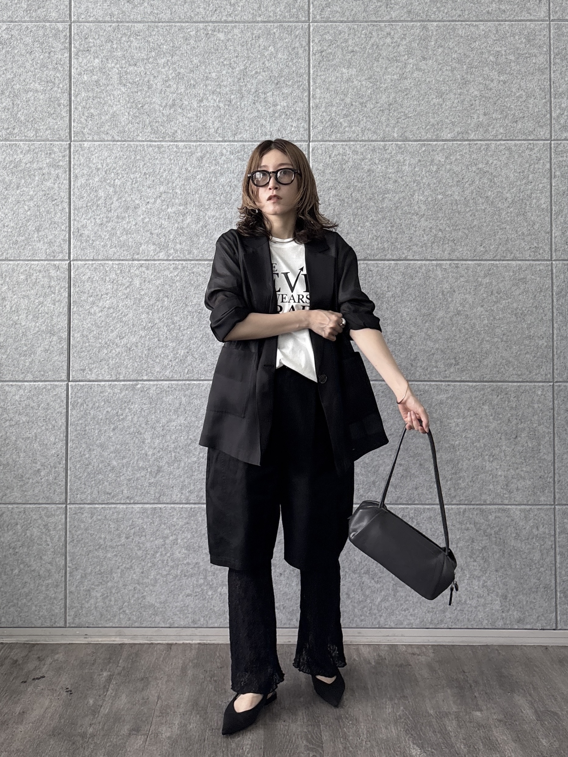 kotakiさんの「INDIVI｜【接触冷感/通気性】シアーシャツジャケット」を使ったコーディネート