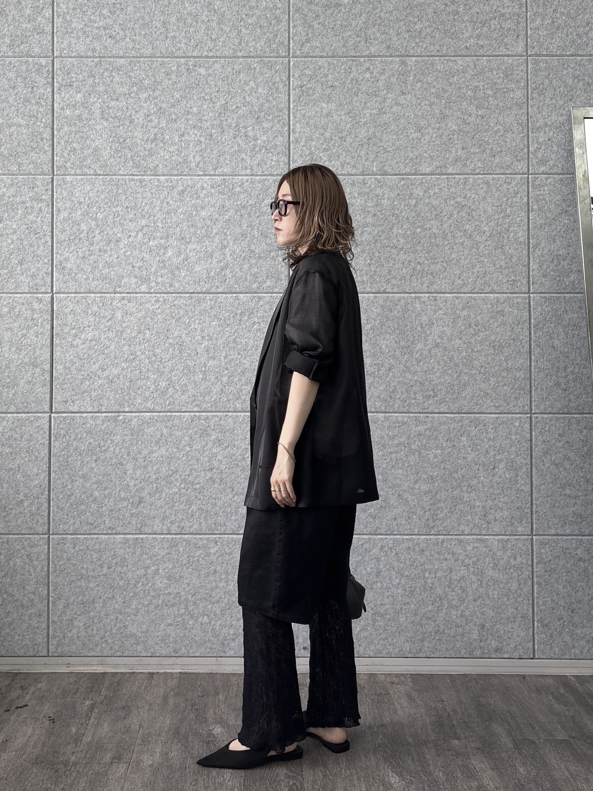 kotakiさんの「INDIVI｜【接触冷感/通気性】シアーシャツジャケット」を使ったコーディネート