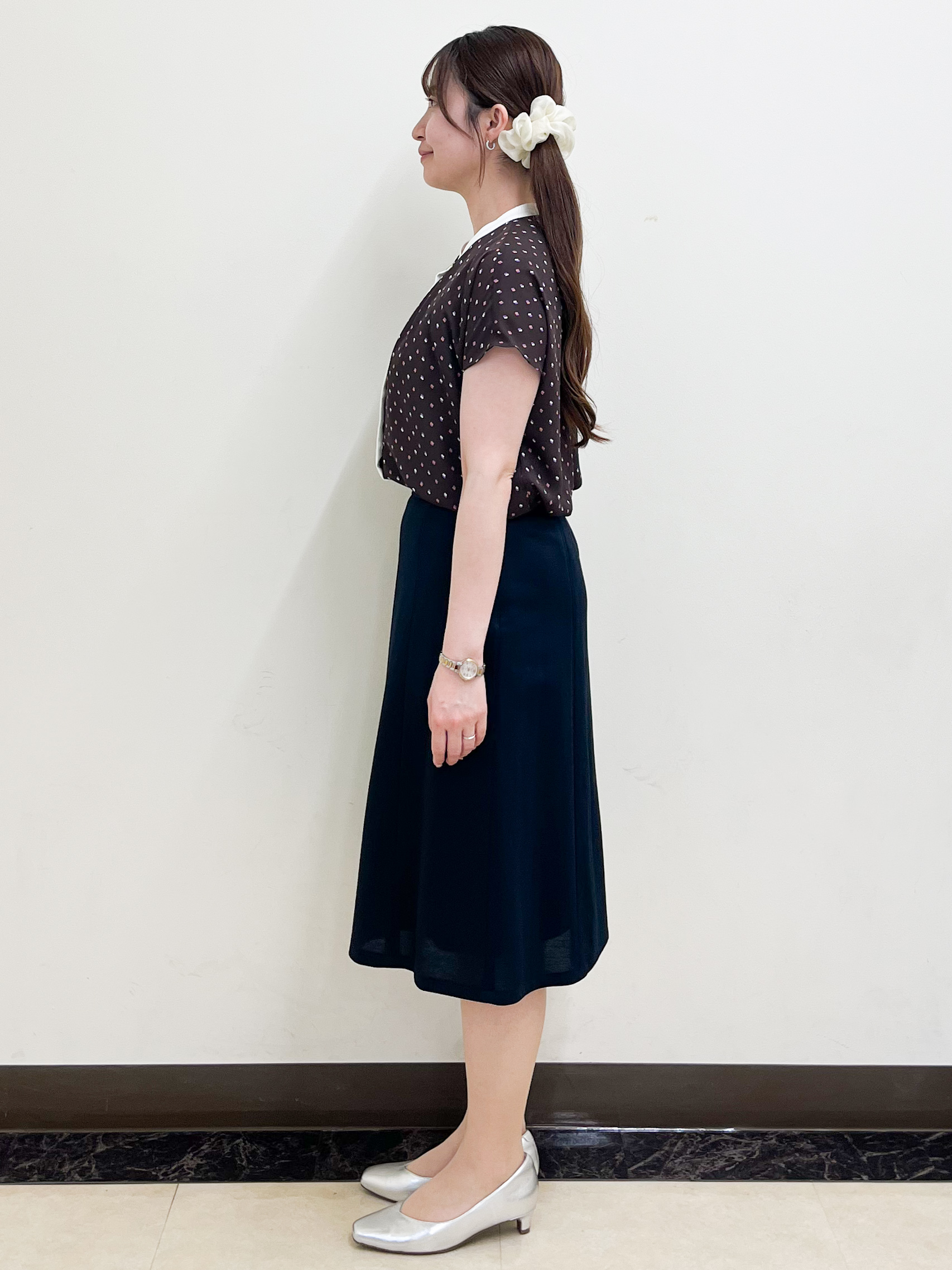 mikikoさんの「Reflect｜【通勤におすすめ◎】ジョーゼットブラウス」を使ったコーディネート