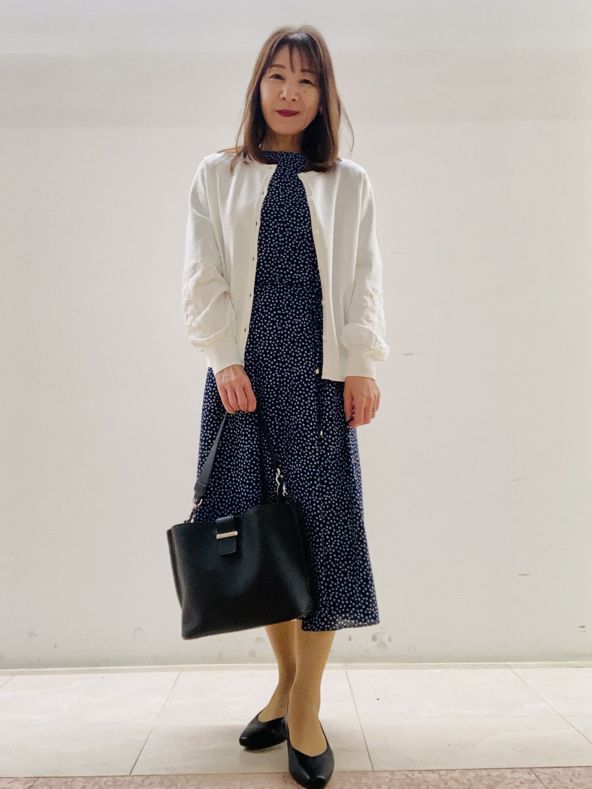 kurodaさんの「Reflect｜シフォンスリーブワンピース」を使ったコーディネート
