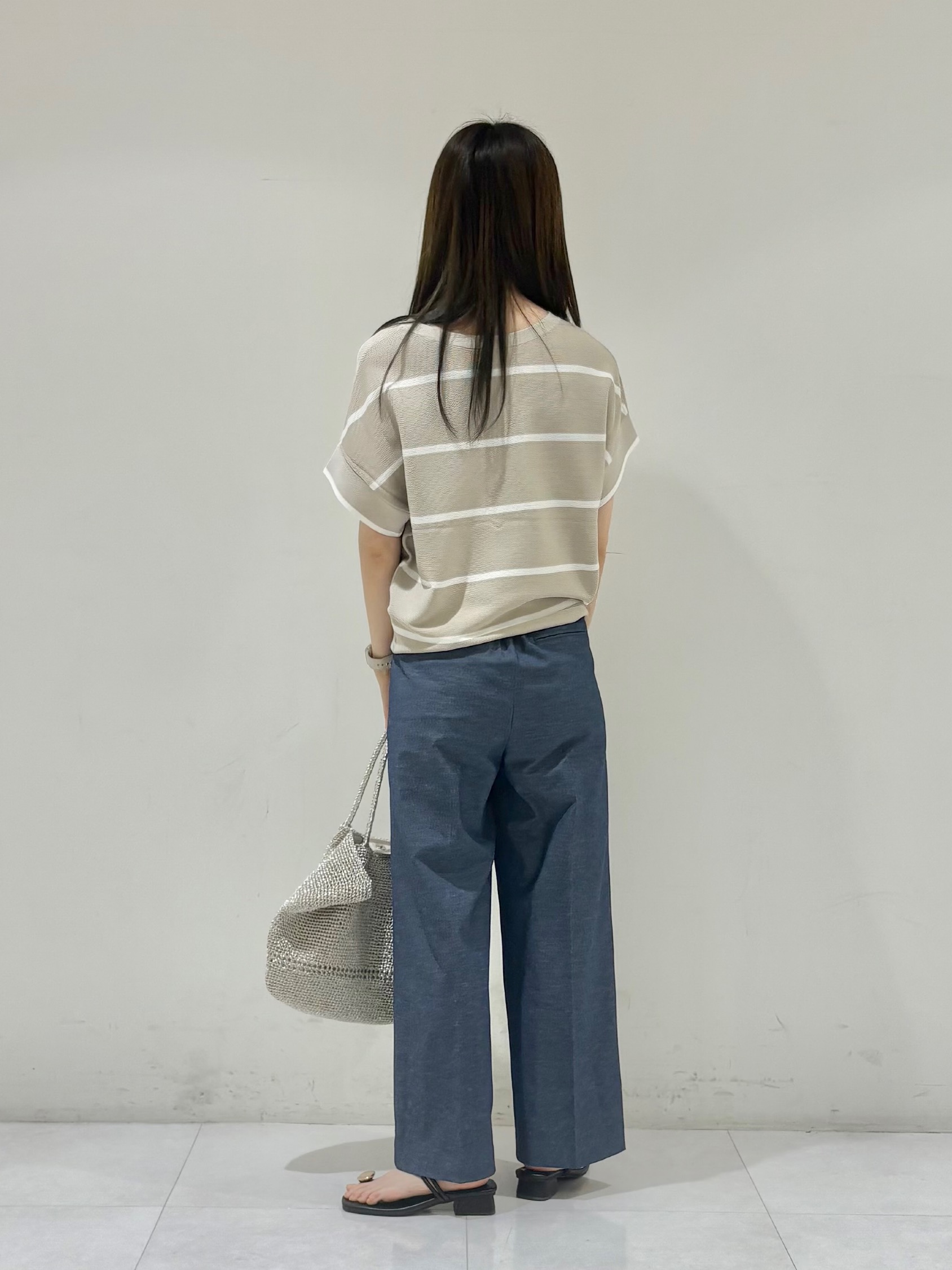 kyokaさんの「UNTITLED｜【11色展開/体型カバー】前後2WAYフレンチスリーブニット」を使ったコーディネート