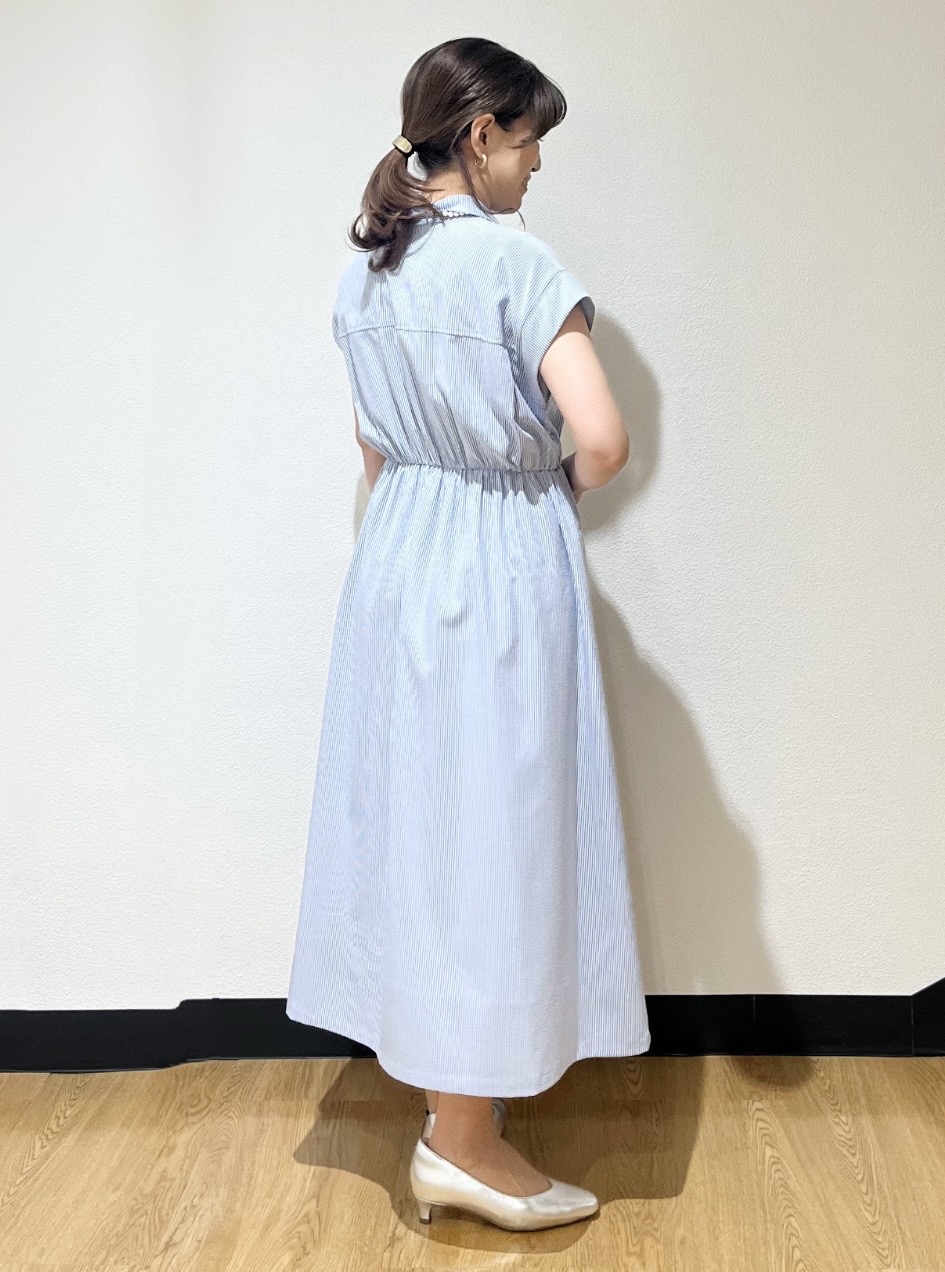 ayaさんの「Reflect｜フレンチスリーブシャツワンピース」を使ったコーディネート