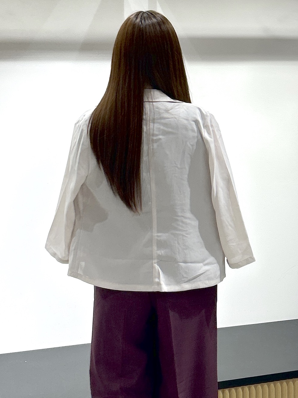 sayaさんの「OPAQUE.CLIP｜【接触冷感／防シワ】ひんやり7分袖テーラードジャケット《洗濯機OK》」を使ったコーディネート