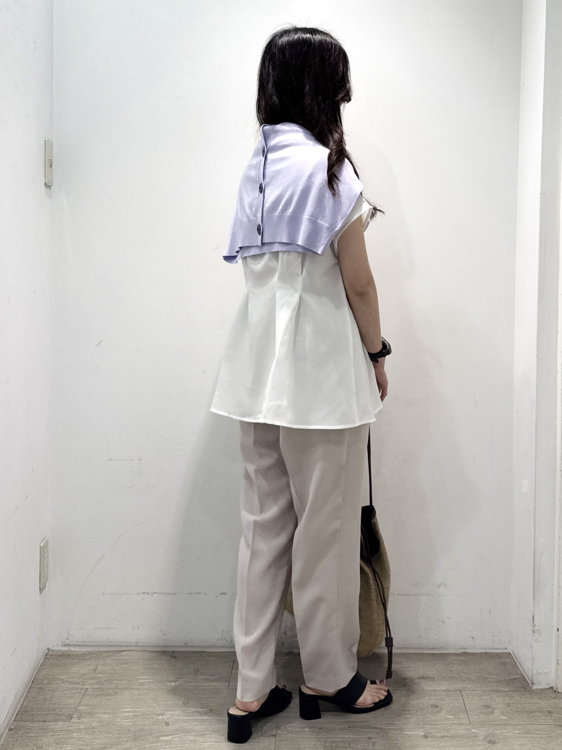 yuicciさんの「OPAQUE.CLIP｜【UV／接触冷感】Vネックリラクシーニットカーディガン《洗濯機OK／抗ピル》」を使ったコーディネート