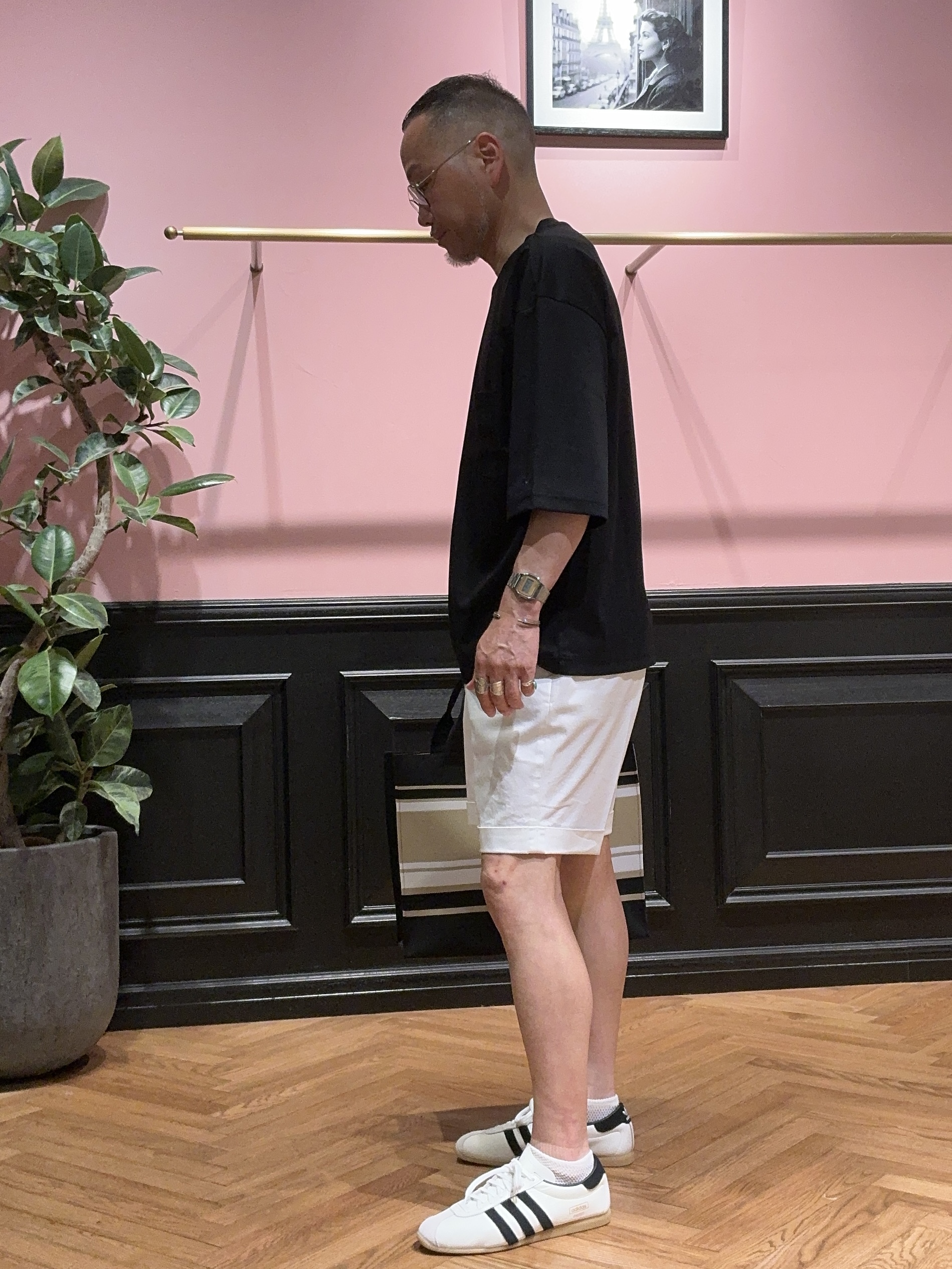 torigoeさんの「DRESSTERIOR｜【干場義雅&times;DRESSTERIOR】ICE CLEAR COTTON Tシャツ」を使ったコーディネート