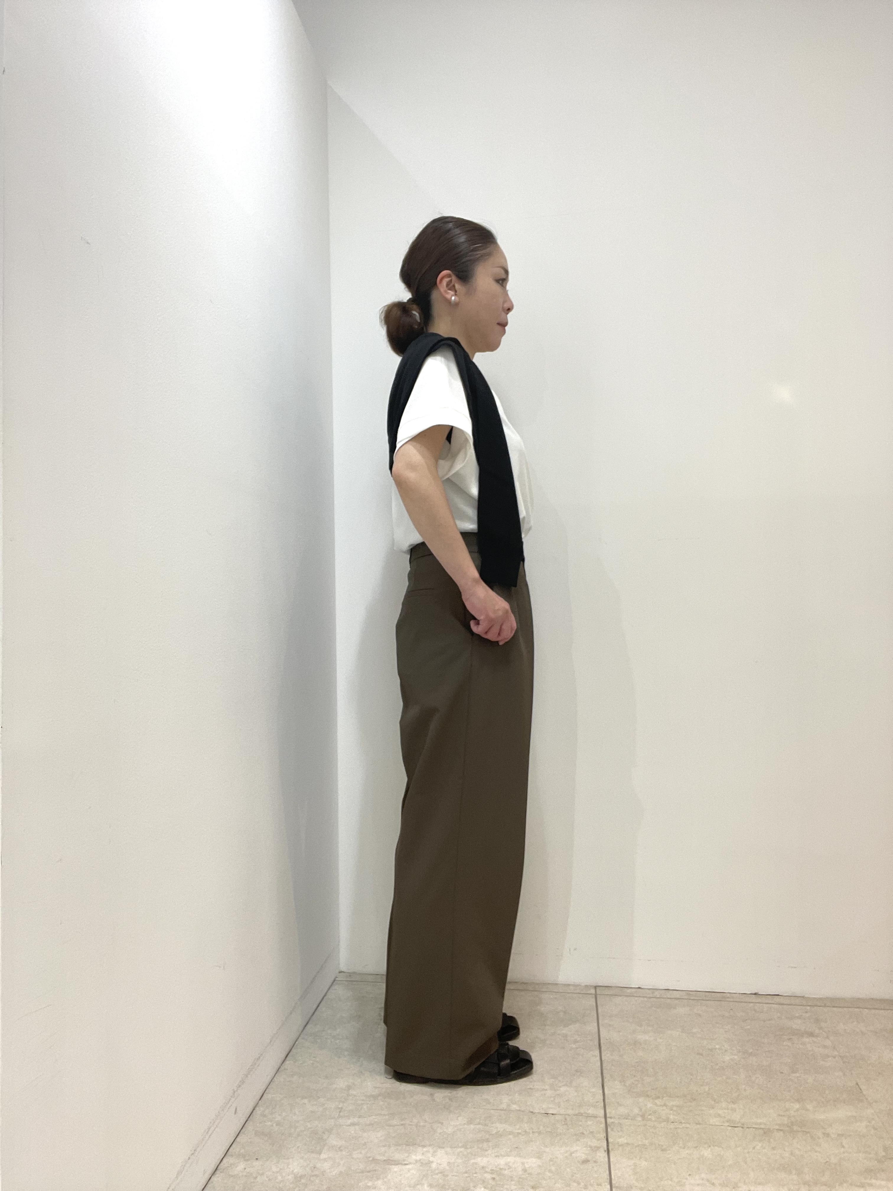 Wachiさんの「UNTITLED｜【9色展開/アンサンブル可】コットンクルーネックカーディガン」を使ったコーディネート