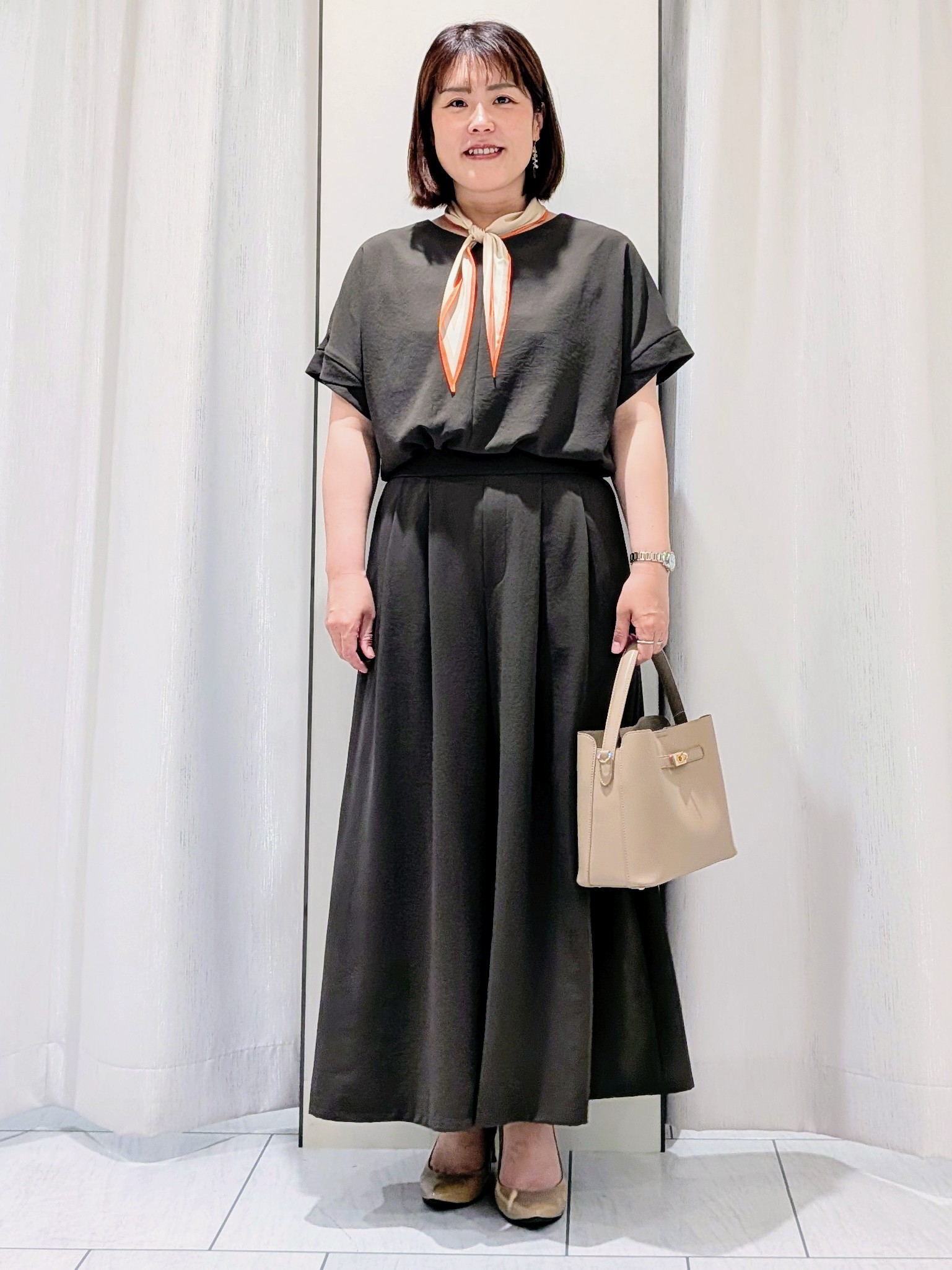 Onumaさんの「UNTITLED｜【さらりと快適/セットアップ可/UV/接触冷感】スラブカラーレスジャケット」を使ったコーディネート