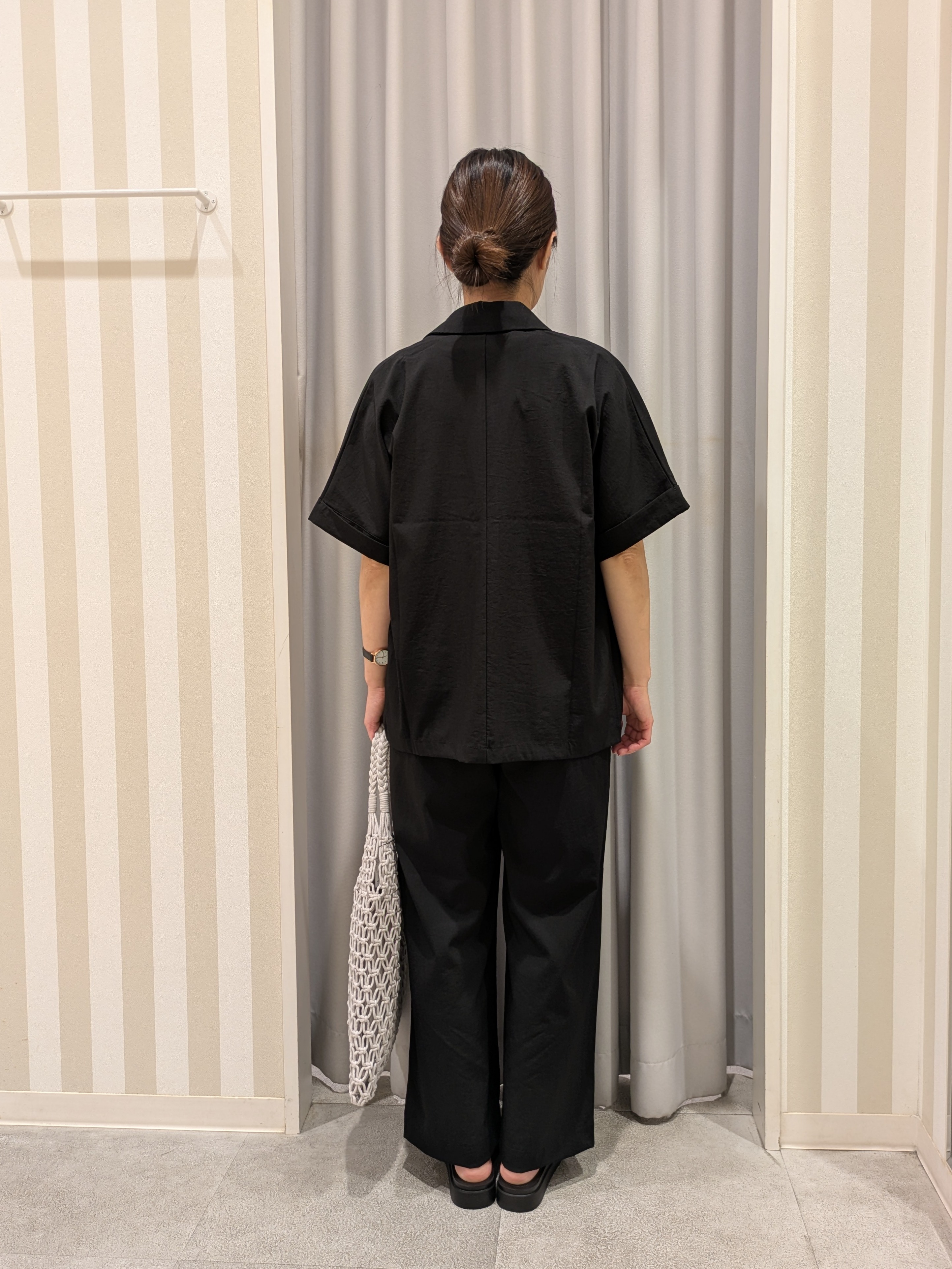 𝐂𝐡𝐢𝐢 &hearts;(ちー)さんの「SHOO･LA･RUE｜【高レビュー/洗濯機可/セットアップ可】軽凛(かろりん) ひんやり半袖ジャケット」を使ったコーディネート