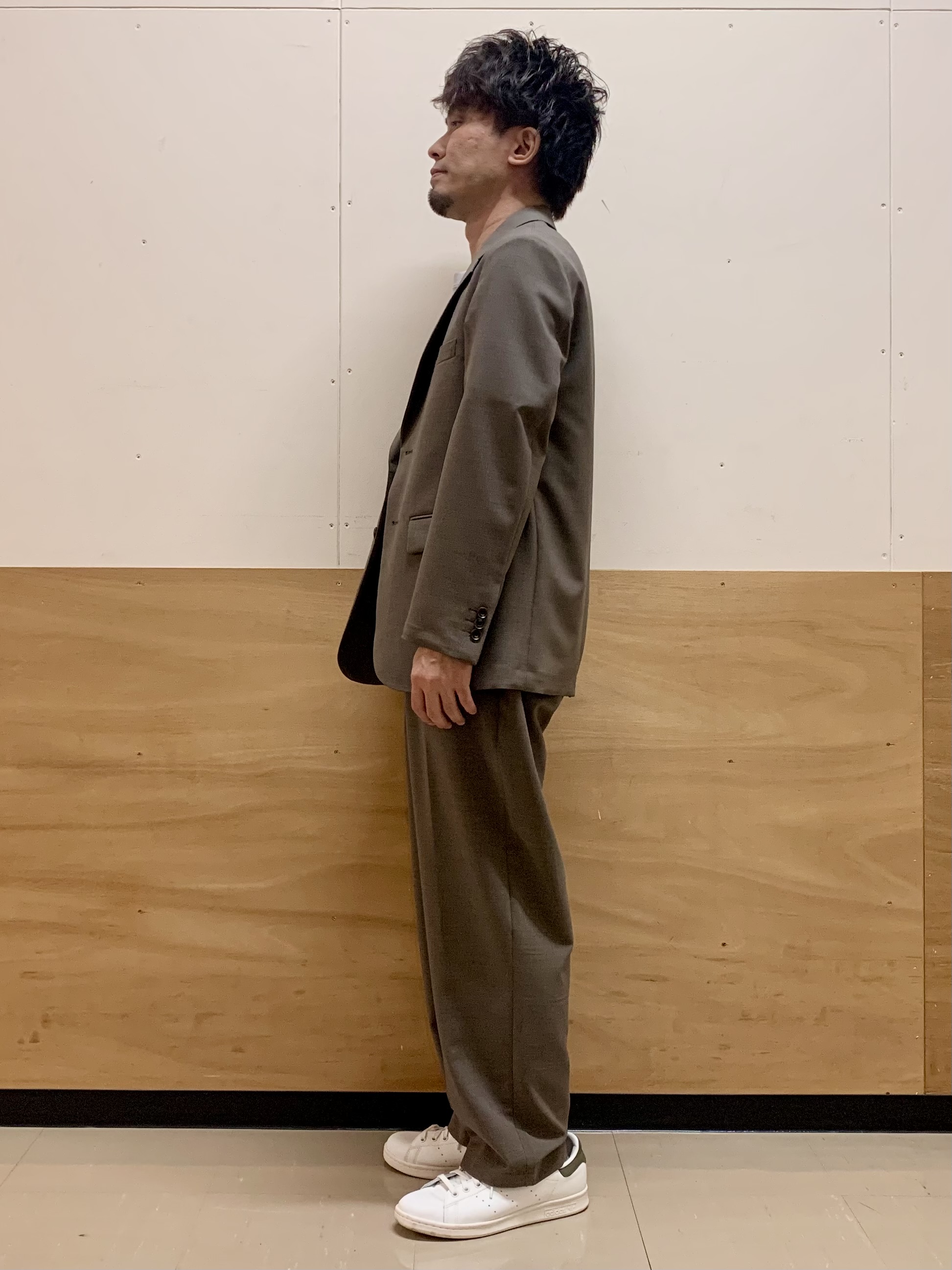 MATUさんの「THE SHOP TK｜AVANT LINO リラックスジャケット セットアップ可／洗濯機OK」を使ったコーディネート