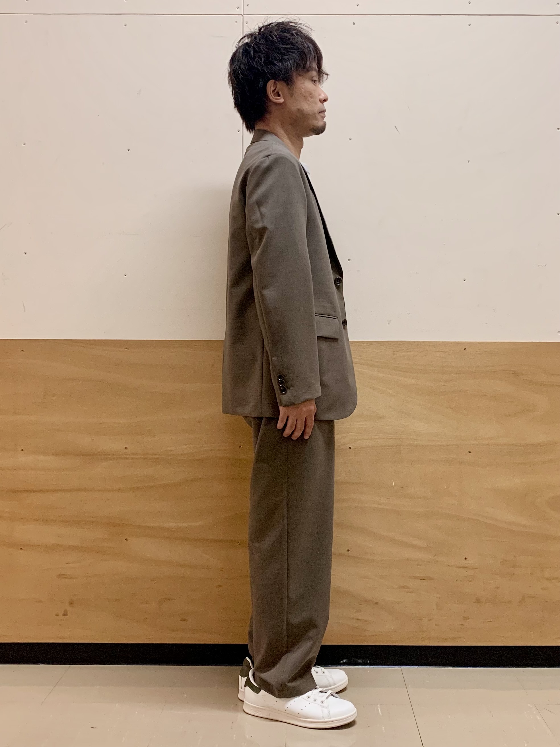 MATUさんの「THE SHOP TK｜AVANT LINO リラックスジャケット セットアップ可／洗濯機OK」を使ったコーディネート