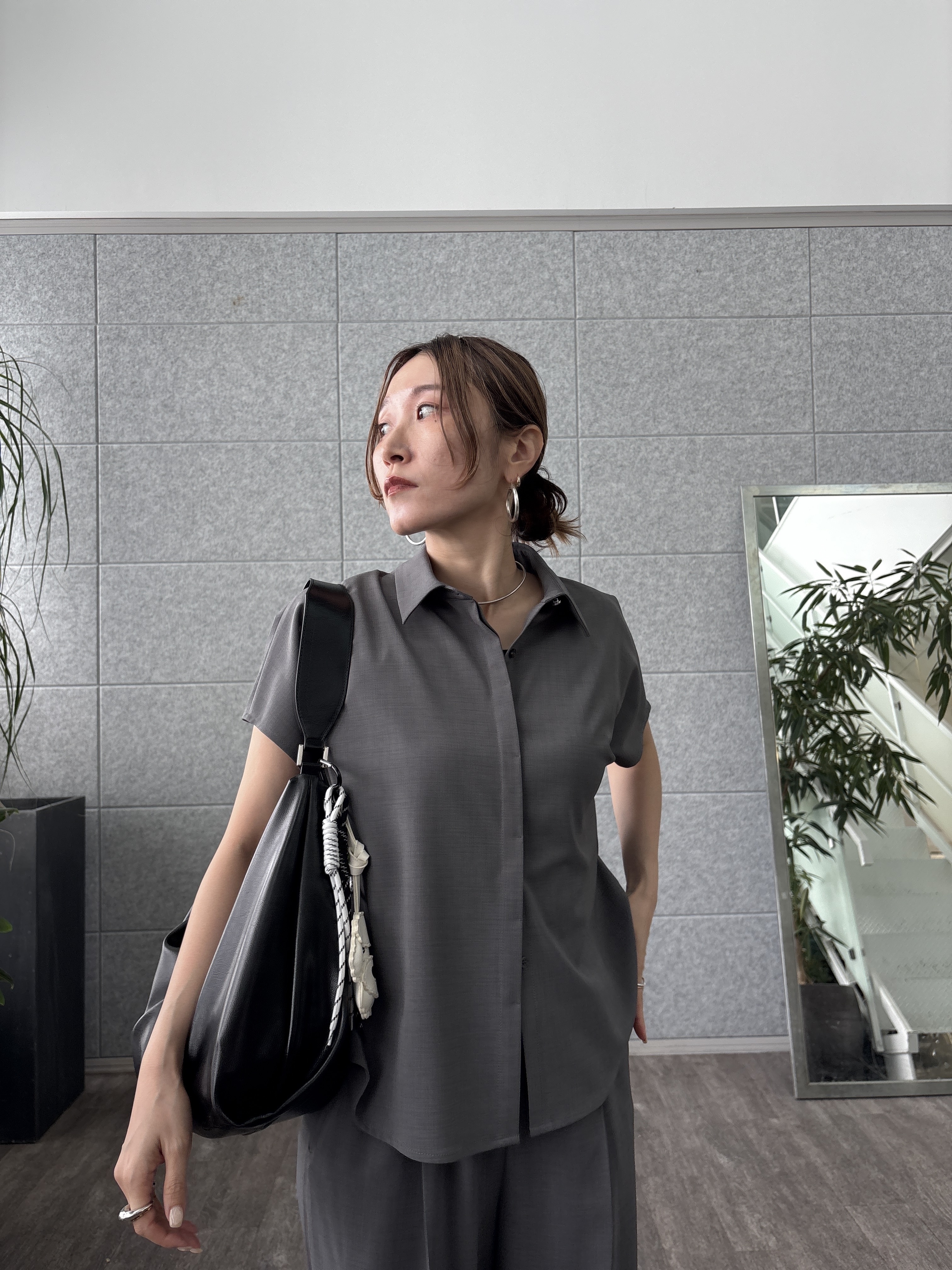 kotakiさんの「INDIVI｜Comfy SET UP｜フレアスリーブブラウス【セットアップ対応／通勤／カセット服／接触冷感／UV」を使ったコーディネート